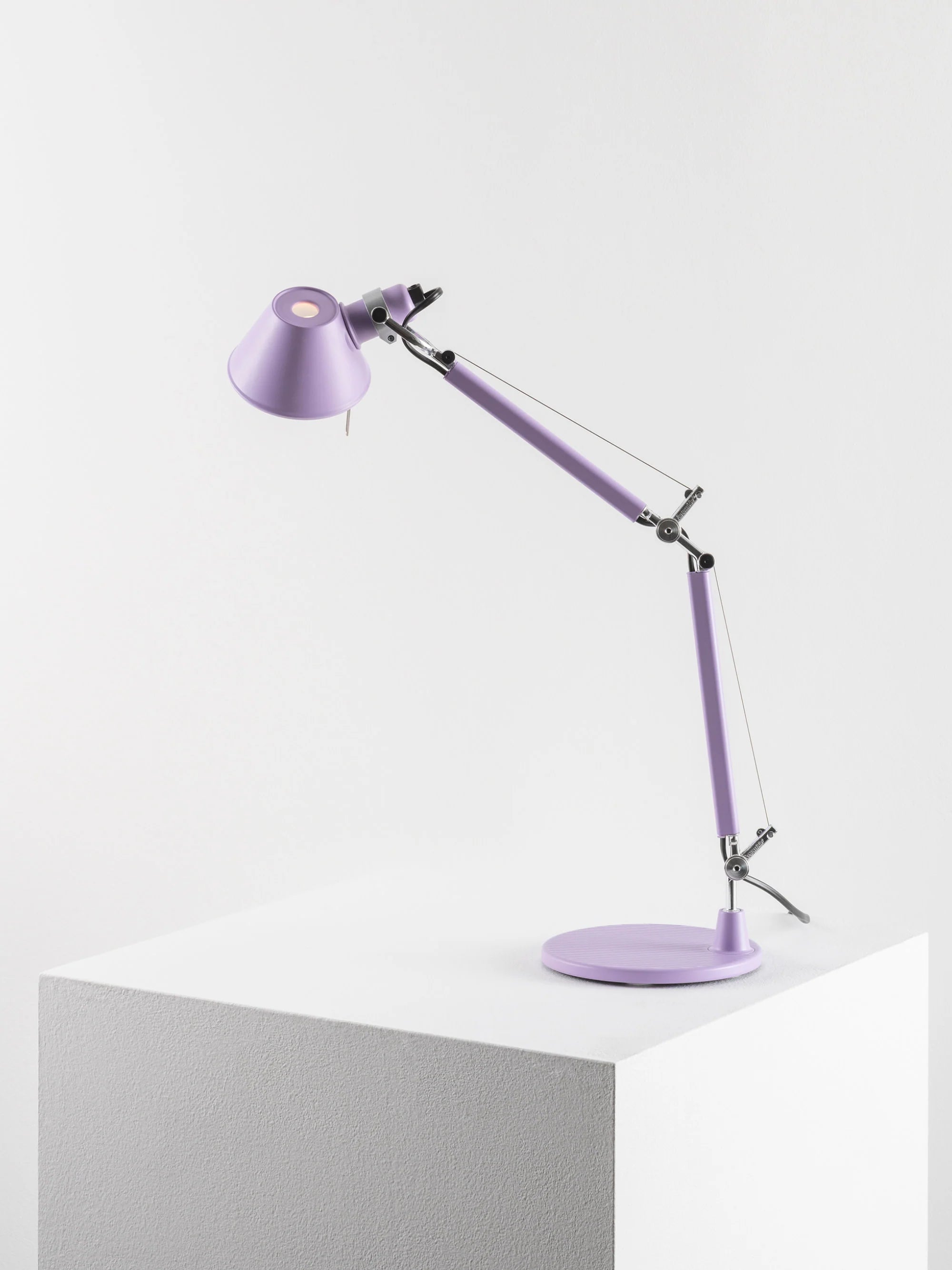 Verstelbare bureaulamp TOLOMEO MICRO KLEUR MAT LAWENDA