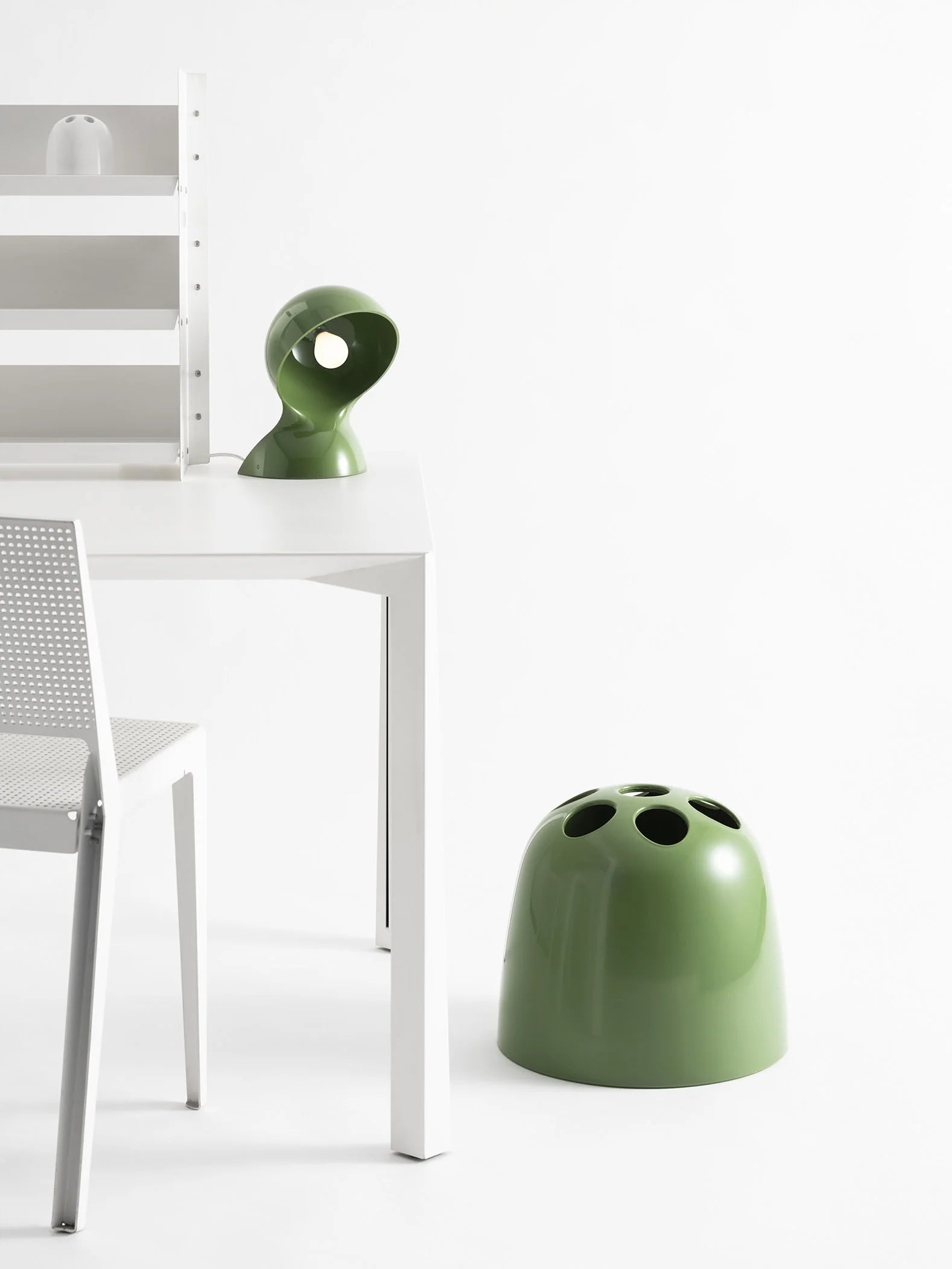 Tafellamp DALÙ olijfgroen