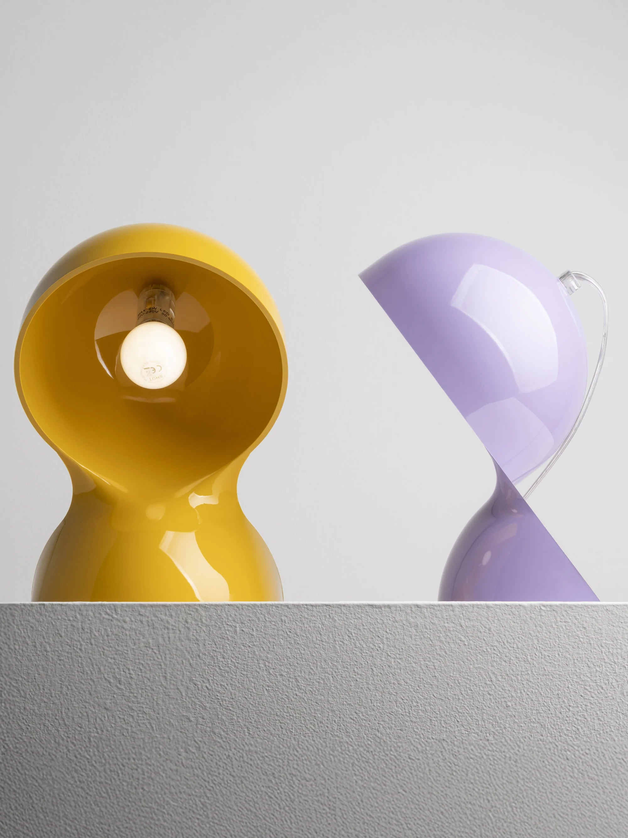 Tischlampe DALÙ gelb