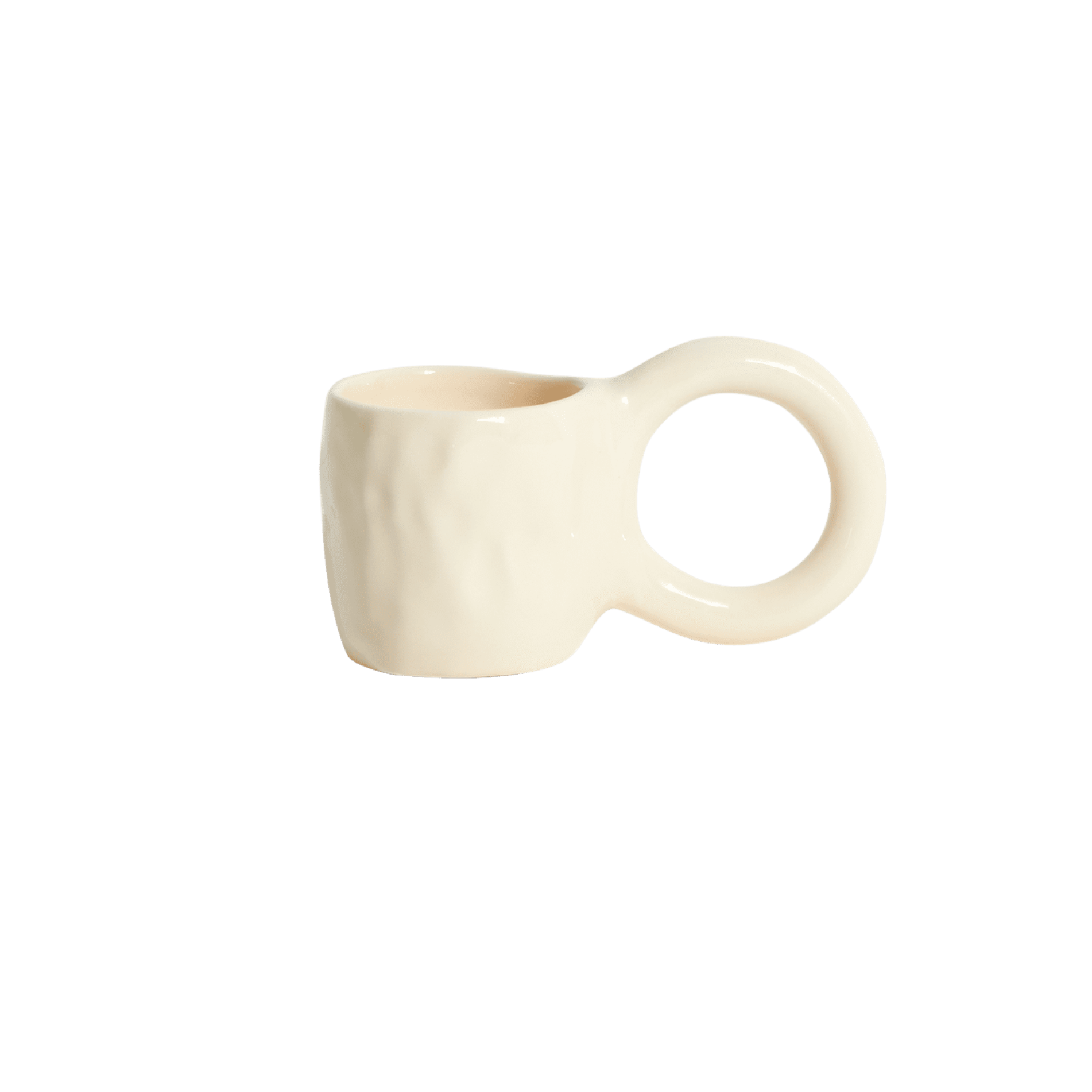 Set van vanille DONUT espresso kopjes