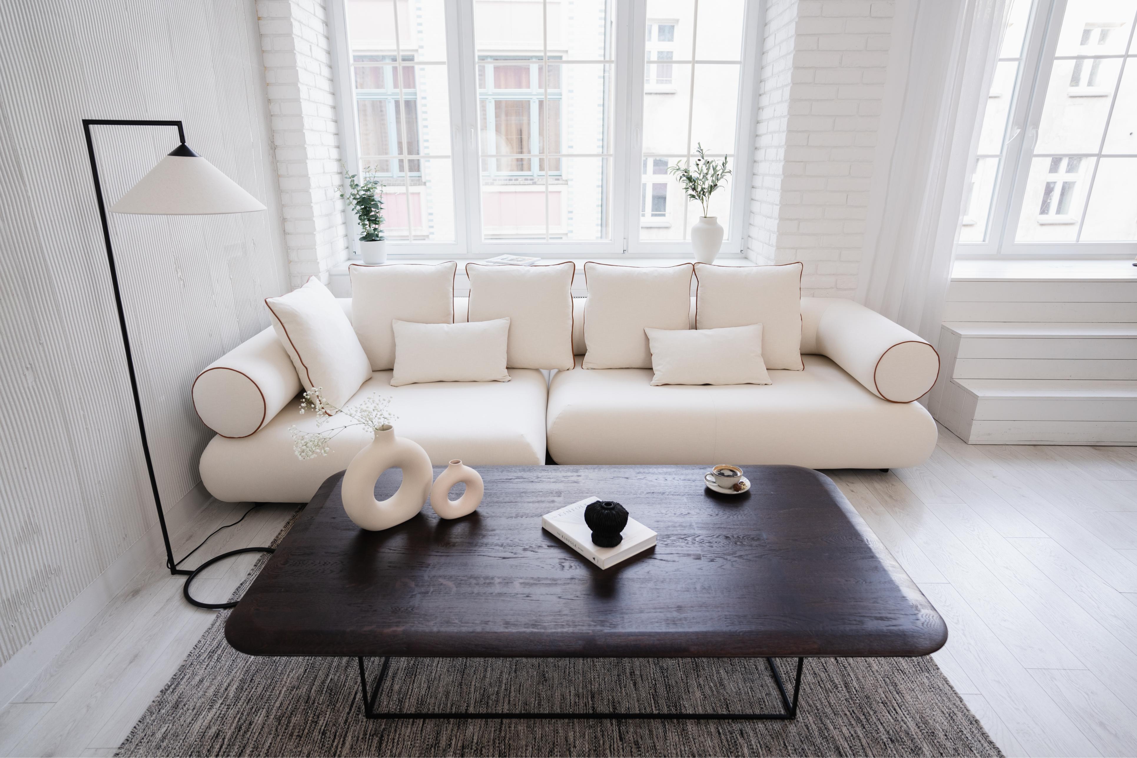 Right-facing modular corner sofa CASABLANCA customizable