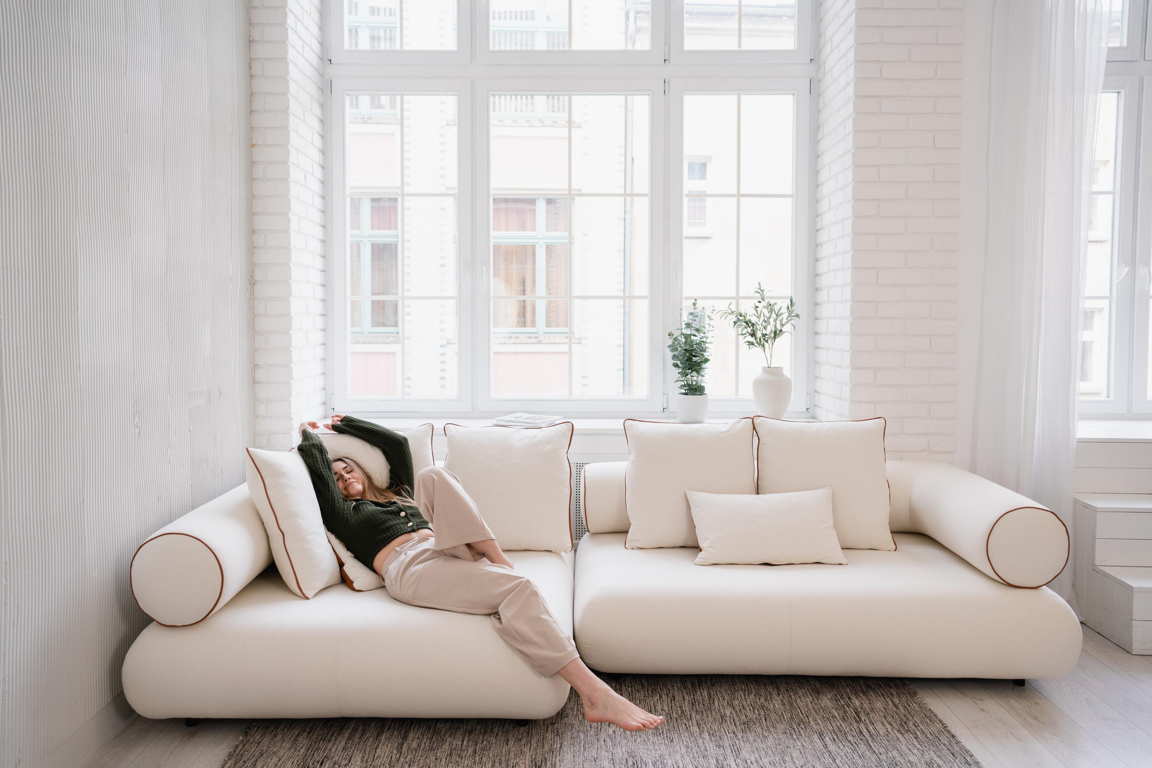 Linkes Ecksofa CASABLANCA personalisiert