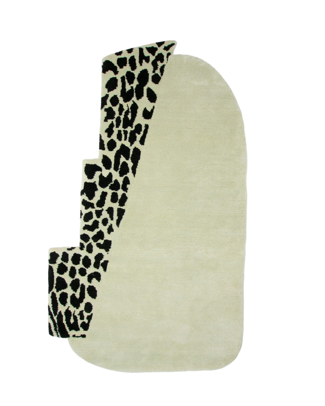 Wild Mist Asymmetrical Decorative Rug Green