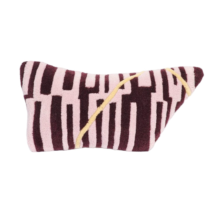 Dekokissen MAYA lila mit purpurfarbenem