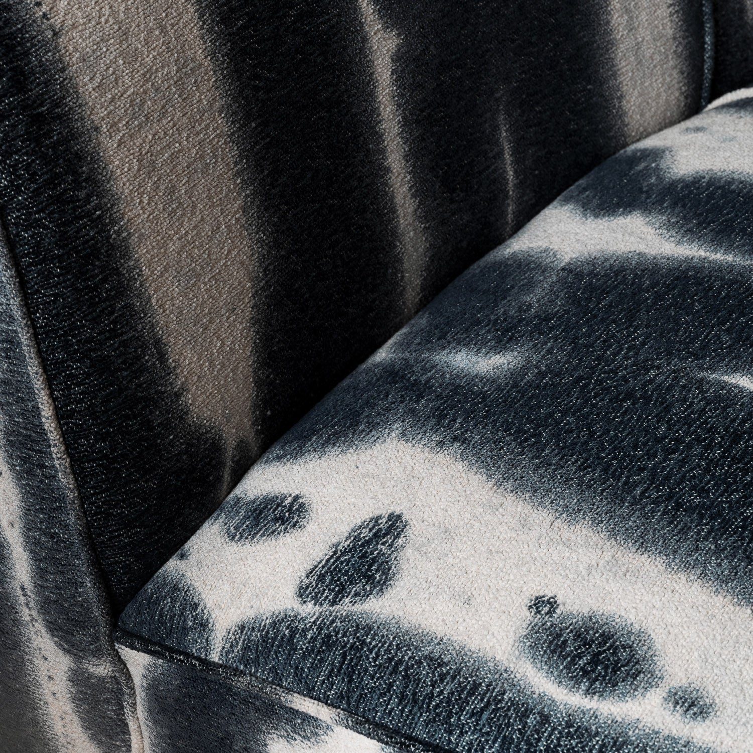 Sofa PARIS blauer Chenille