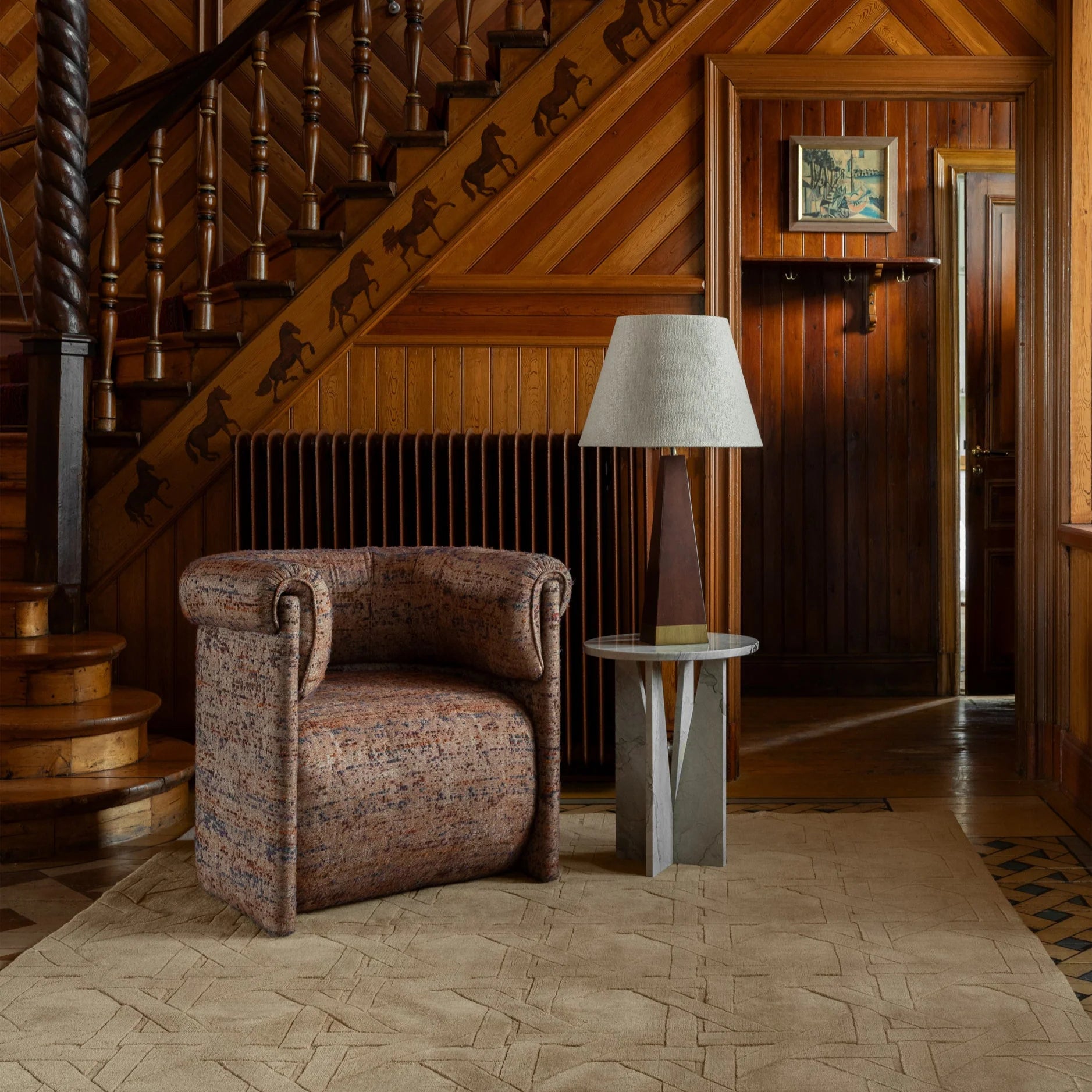 Tafellamp PYRAMID esdoornfineer