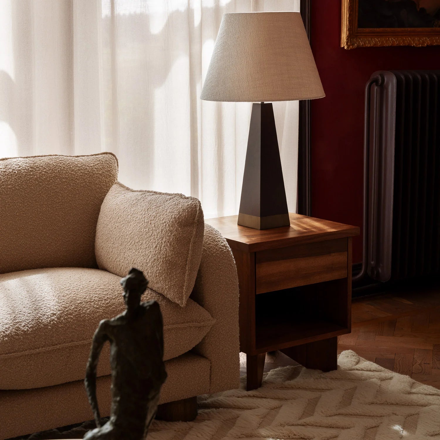 Tafellamp PYRAMID esdoornfineer