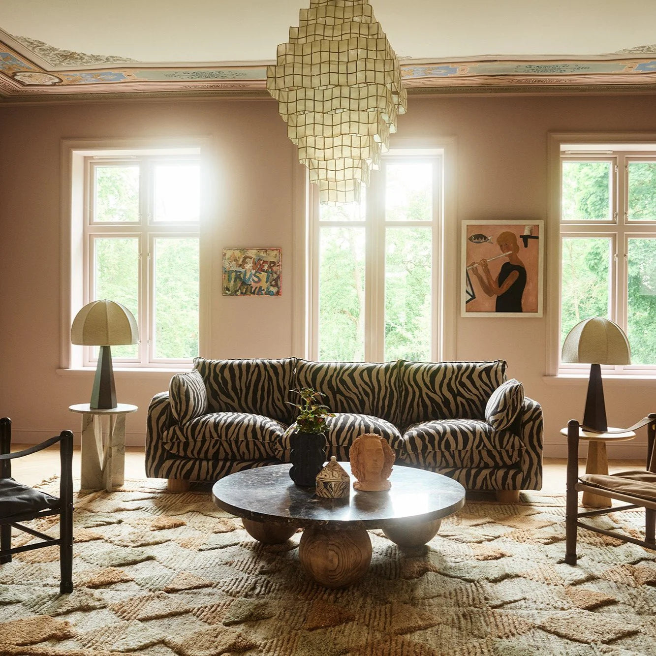 Sofa 3-sitzig MILES Zebra