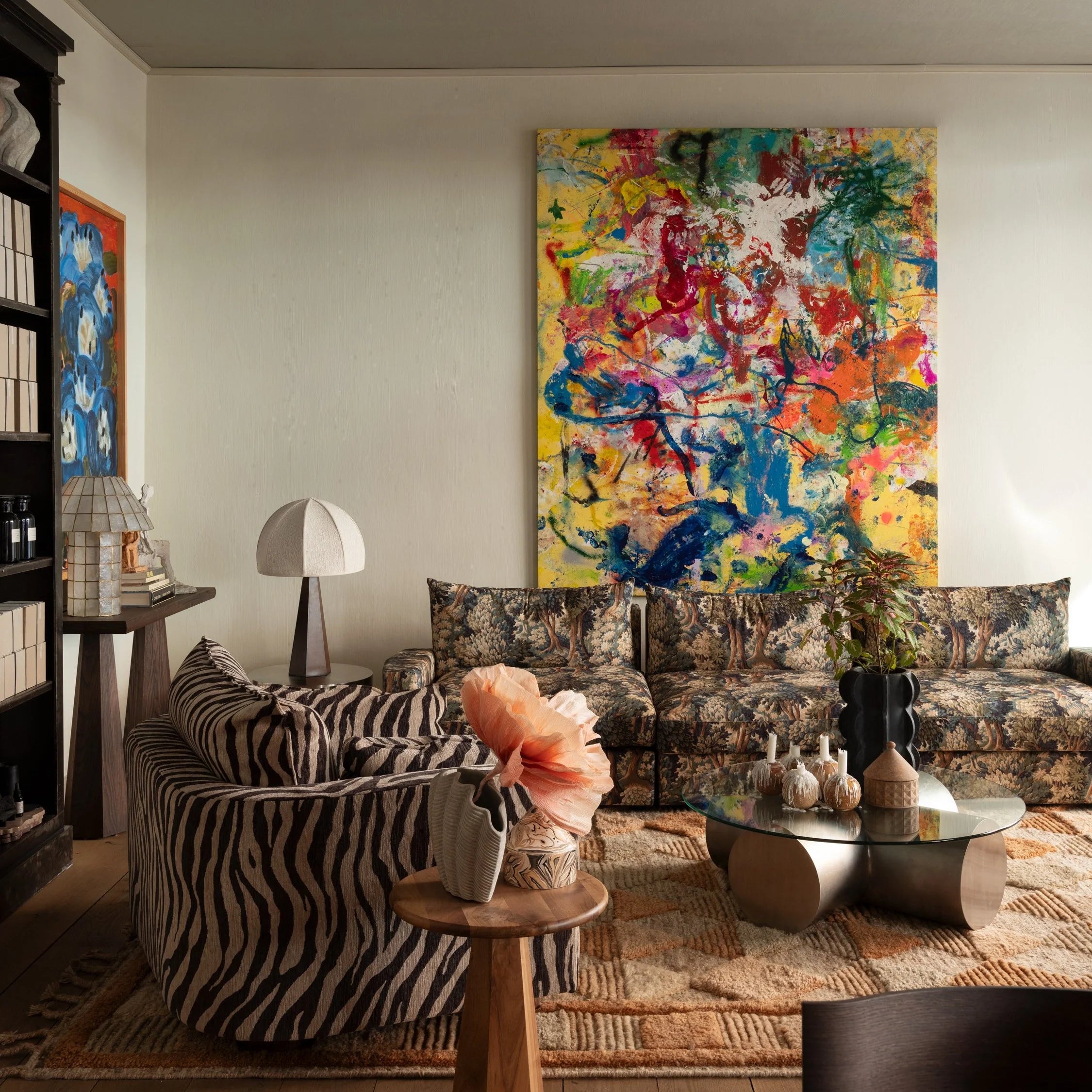 Couchtisch CROSS poliertes Stahl