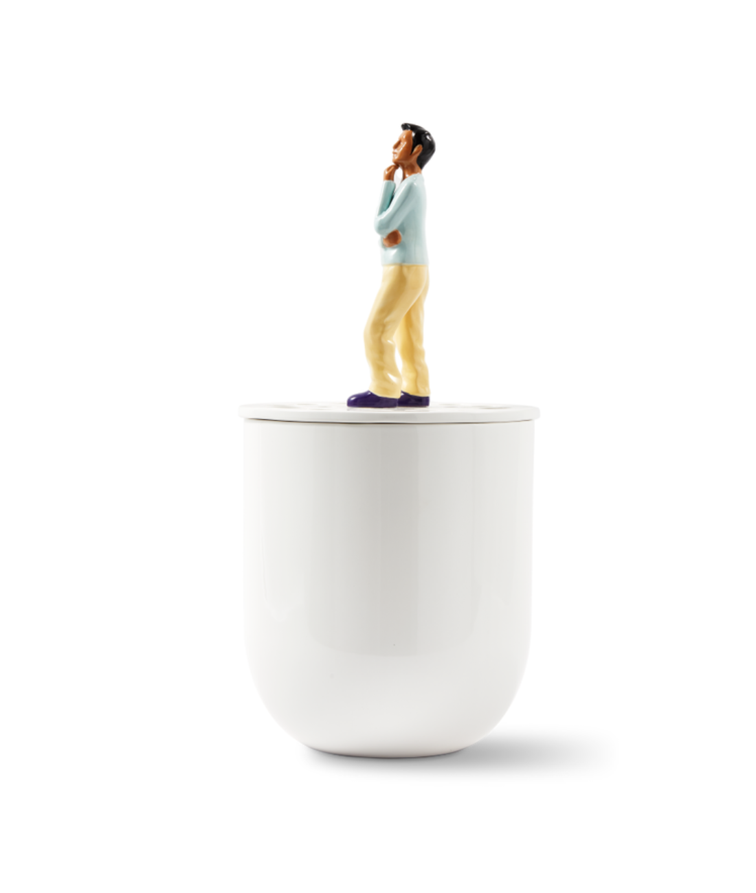 DAY DREAM Vase aus weißer Keramik