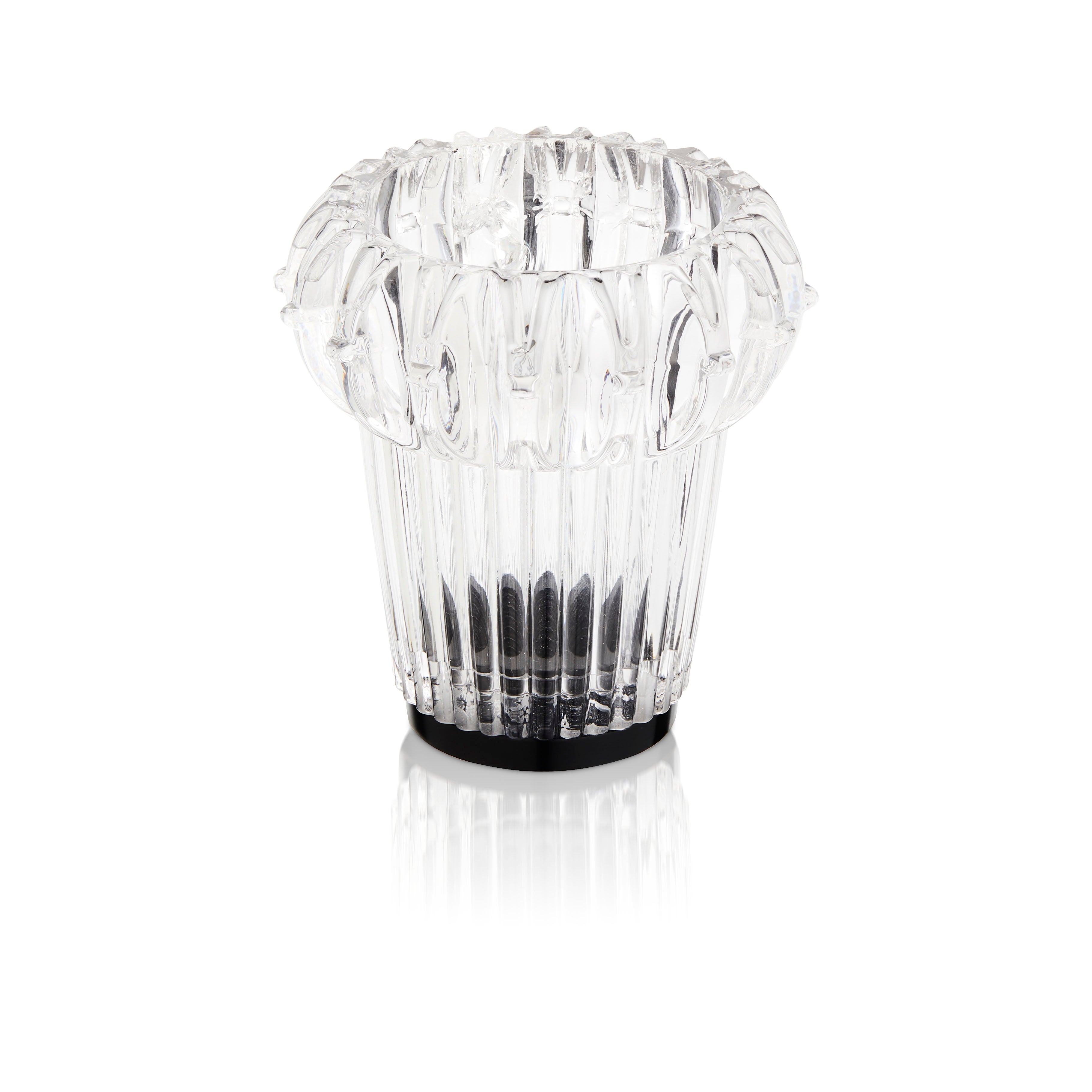 Wandleuchte NEW WAVE OPTIC rosa Glas