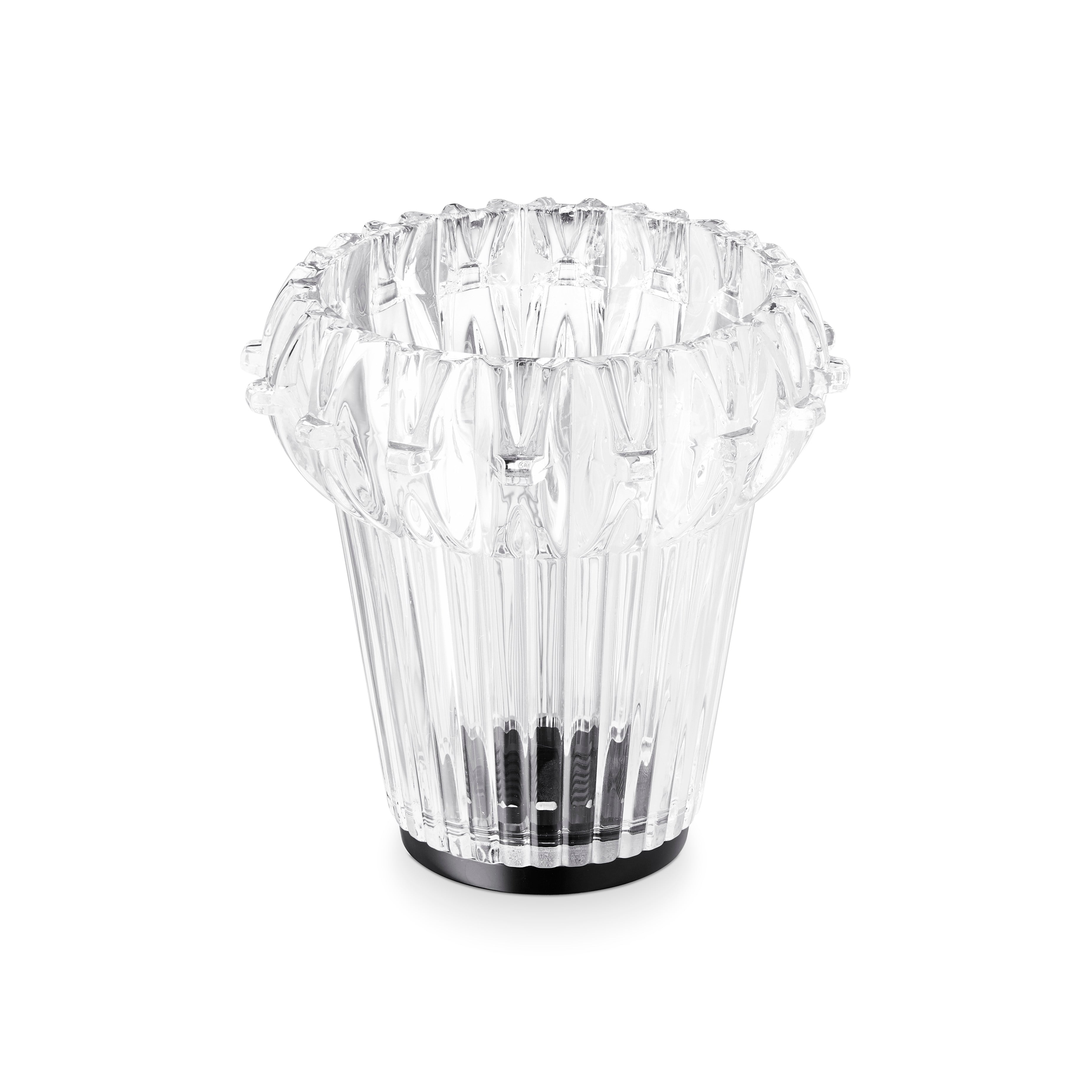 Wandleuchte NEW WAVE OPTIC rosa Glas