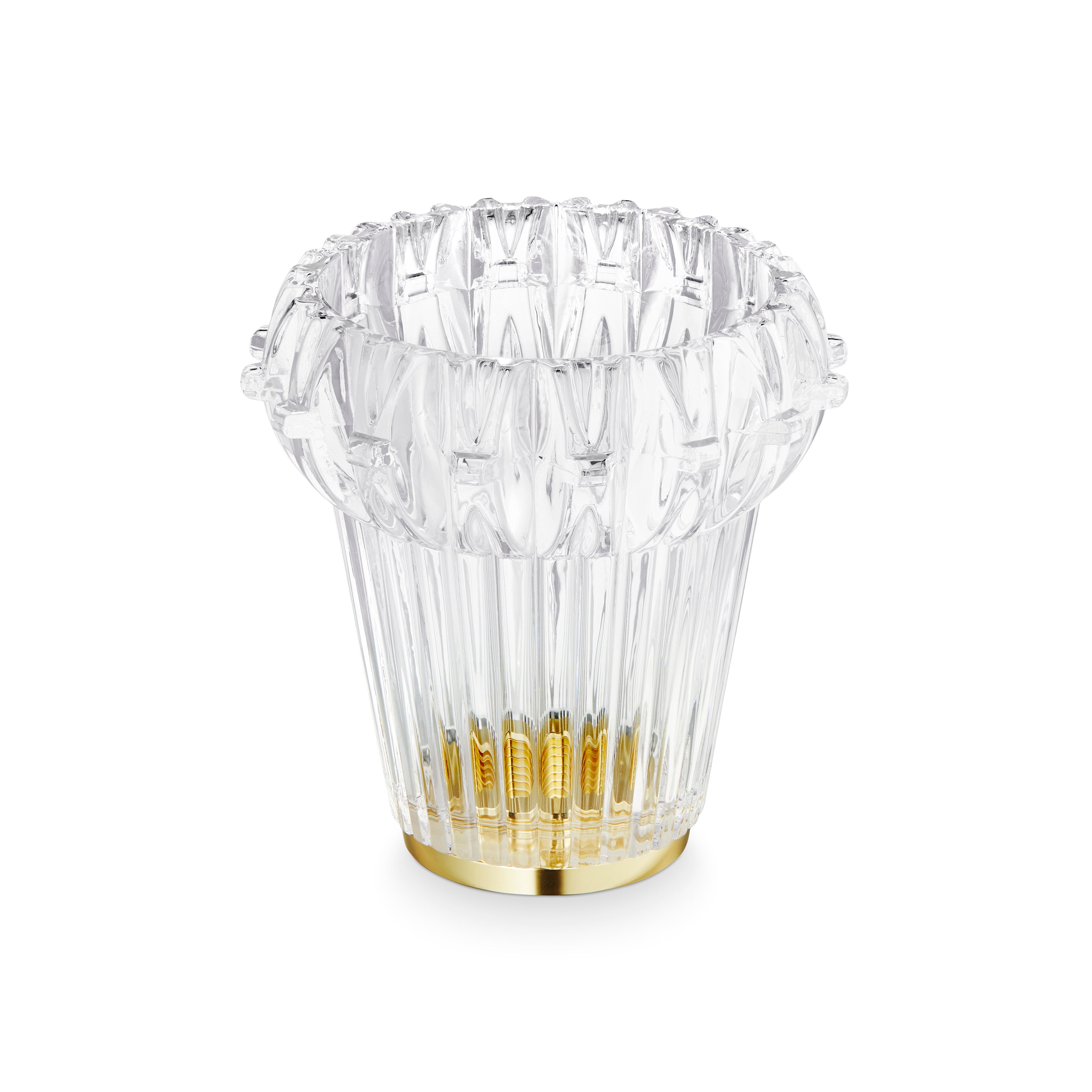 Wandleuchte NEW WAVE OPTIC rosa Glas