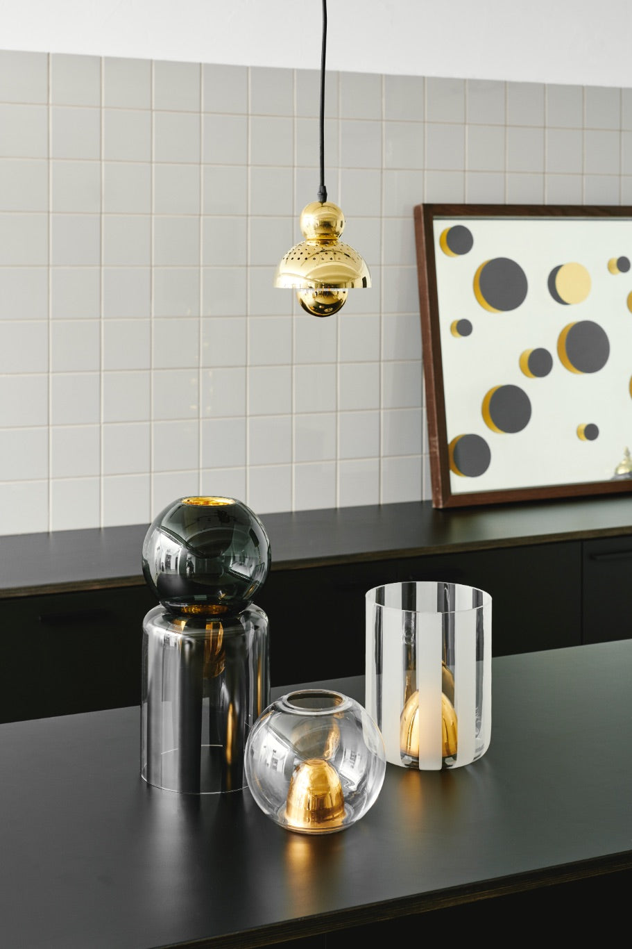 Hanglamp WANTED goud