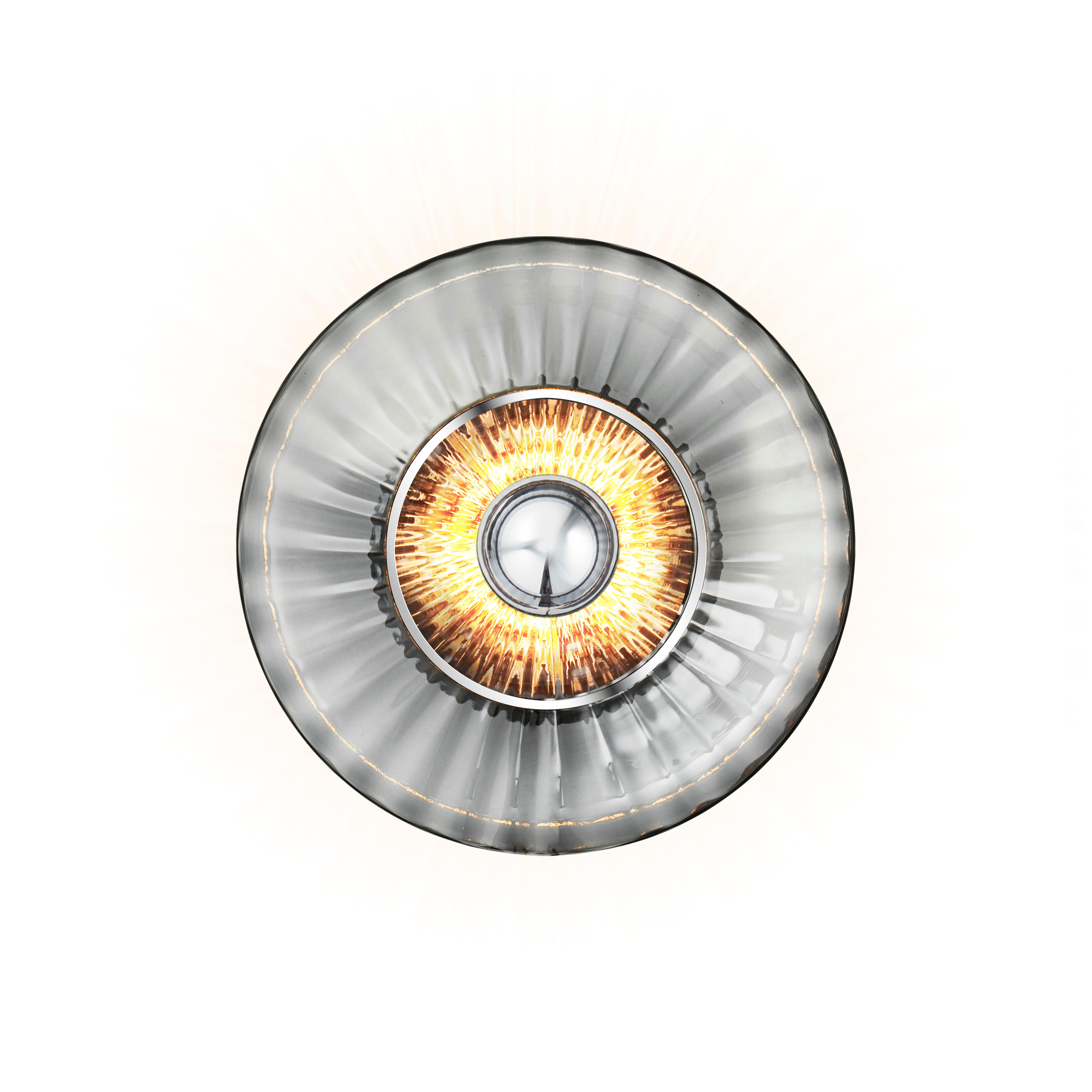 Wandlamp NIEUWE GOLF OPTISCH dymione glas