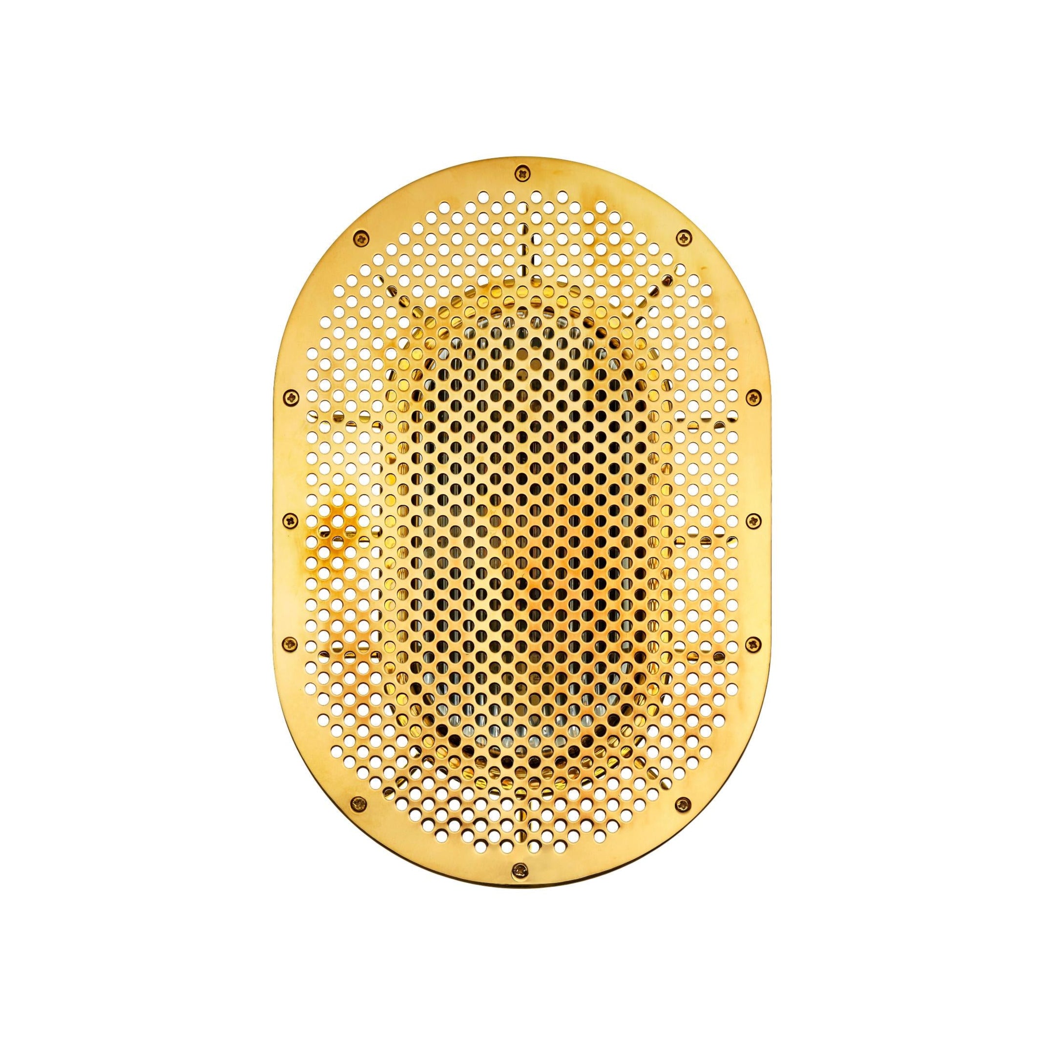 Buitenwandlamp NIGHT RIDER onbewerkt messing