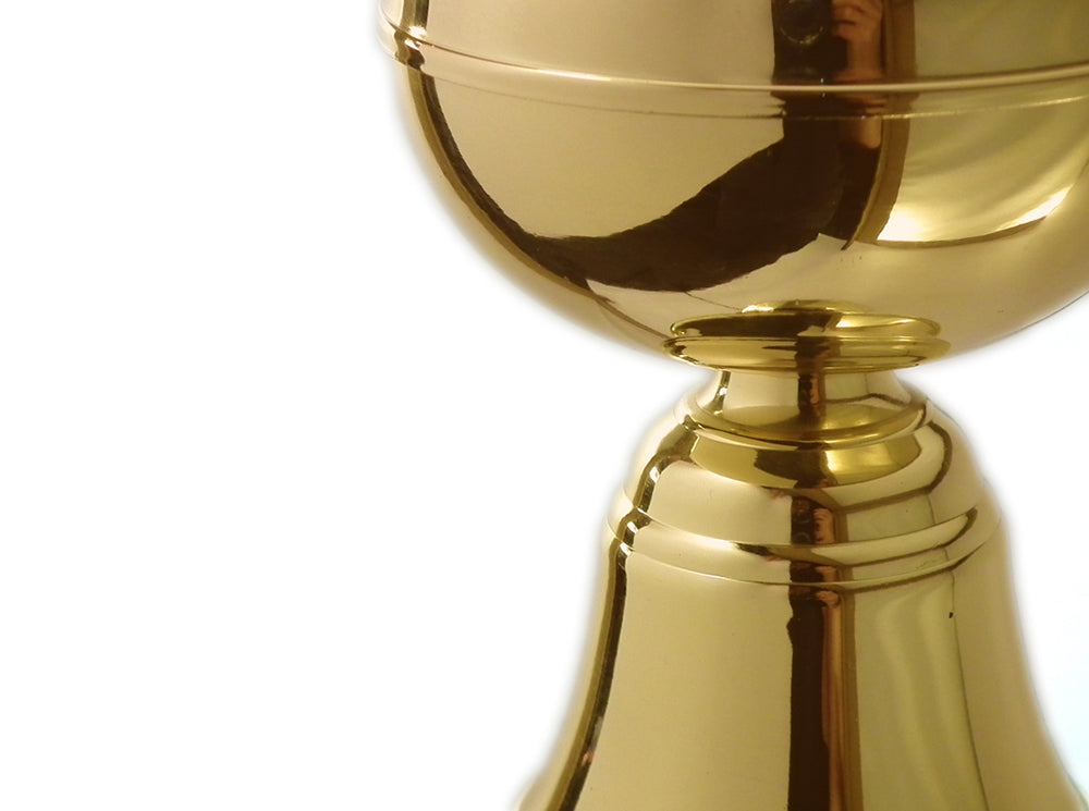 Tafellamp SHEIK wit met gouden afwerking