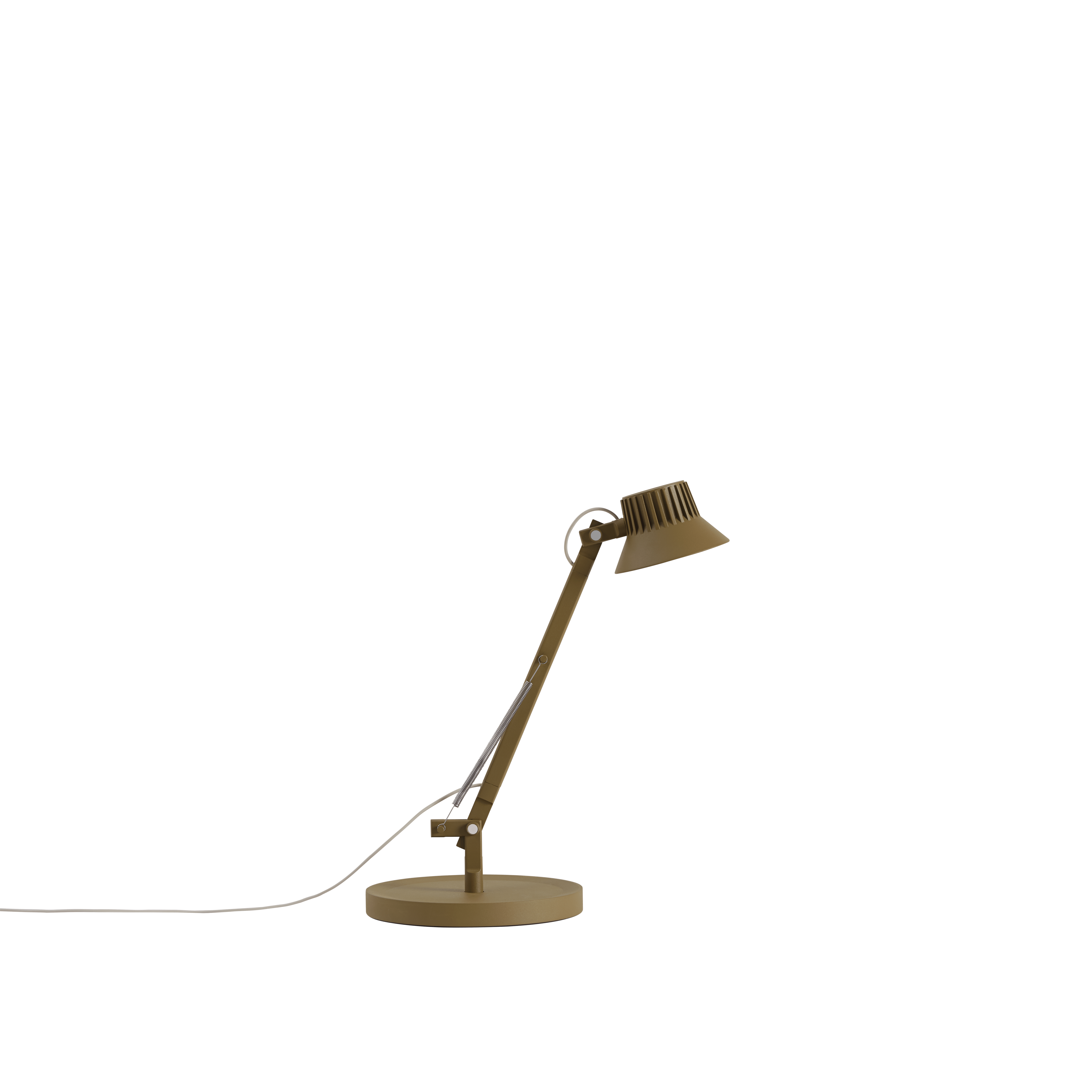 Verstelbare bureaulamp DEDICATE bruin-groen