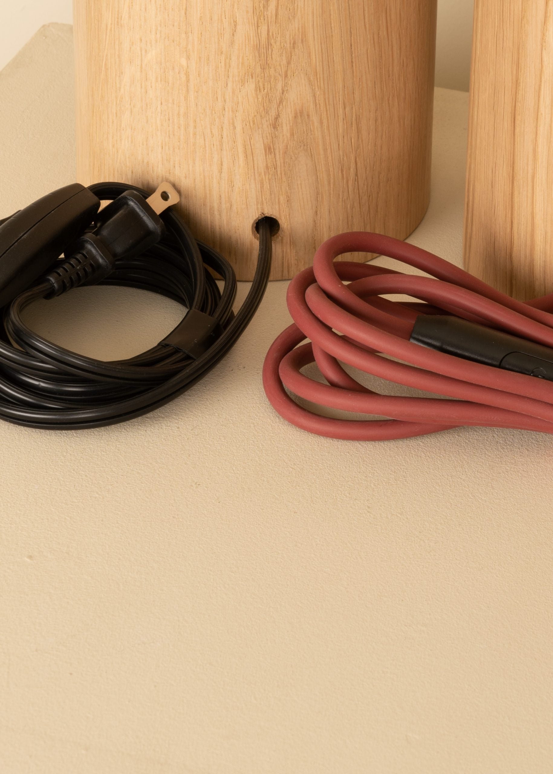 Tafellamp PEONA KELO eikenhout