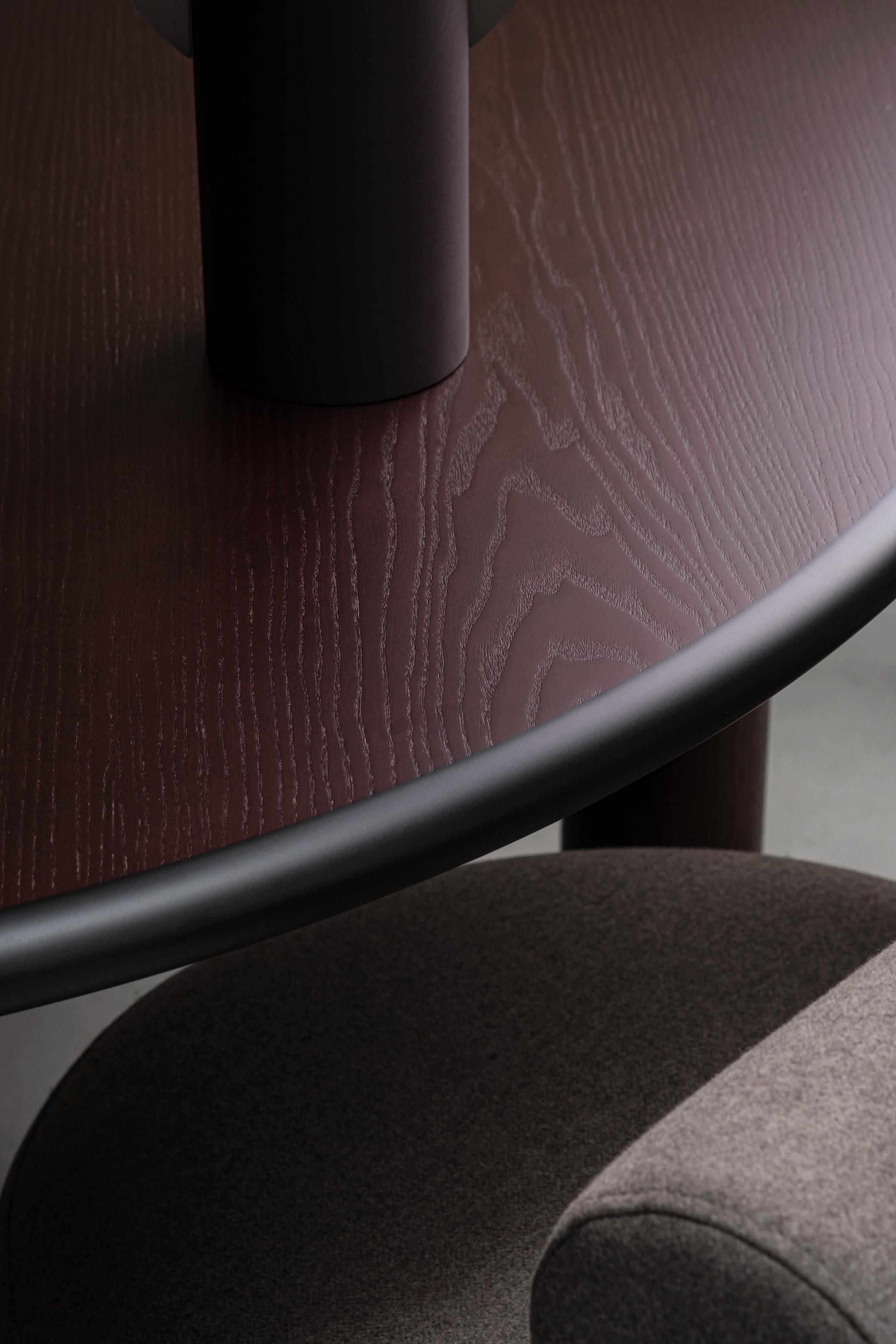 Round Table PAUL Brown Ash Wood