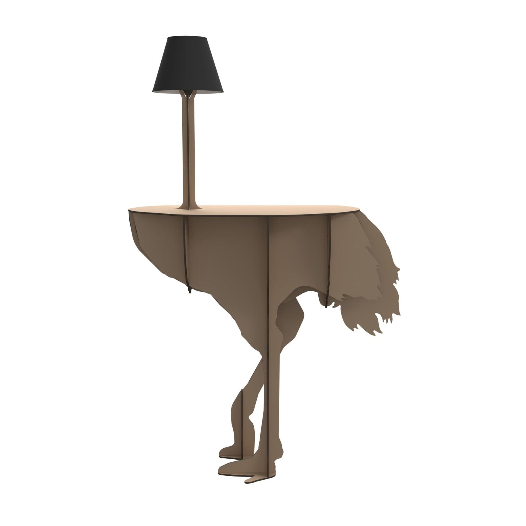 Consola met lamp DIVA LUCIA beige