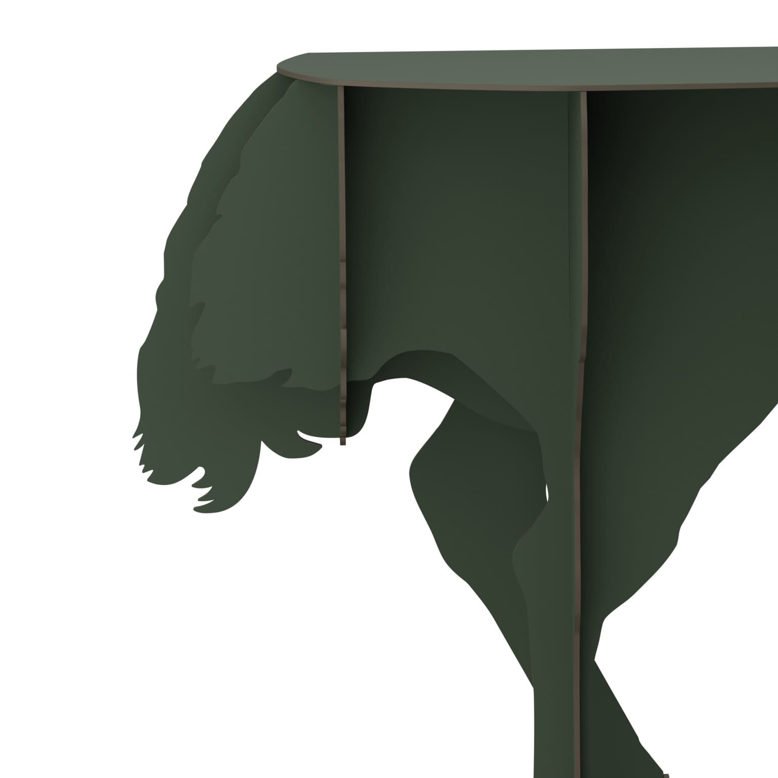 DIVA console donkergroen