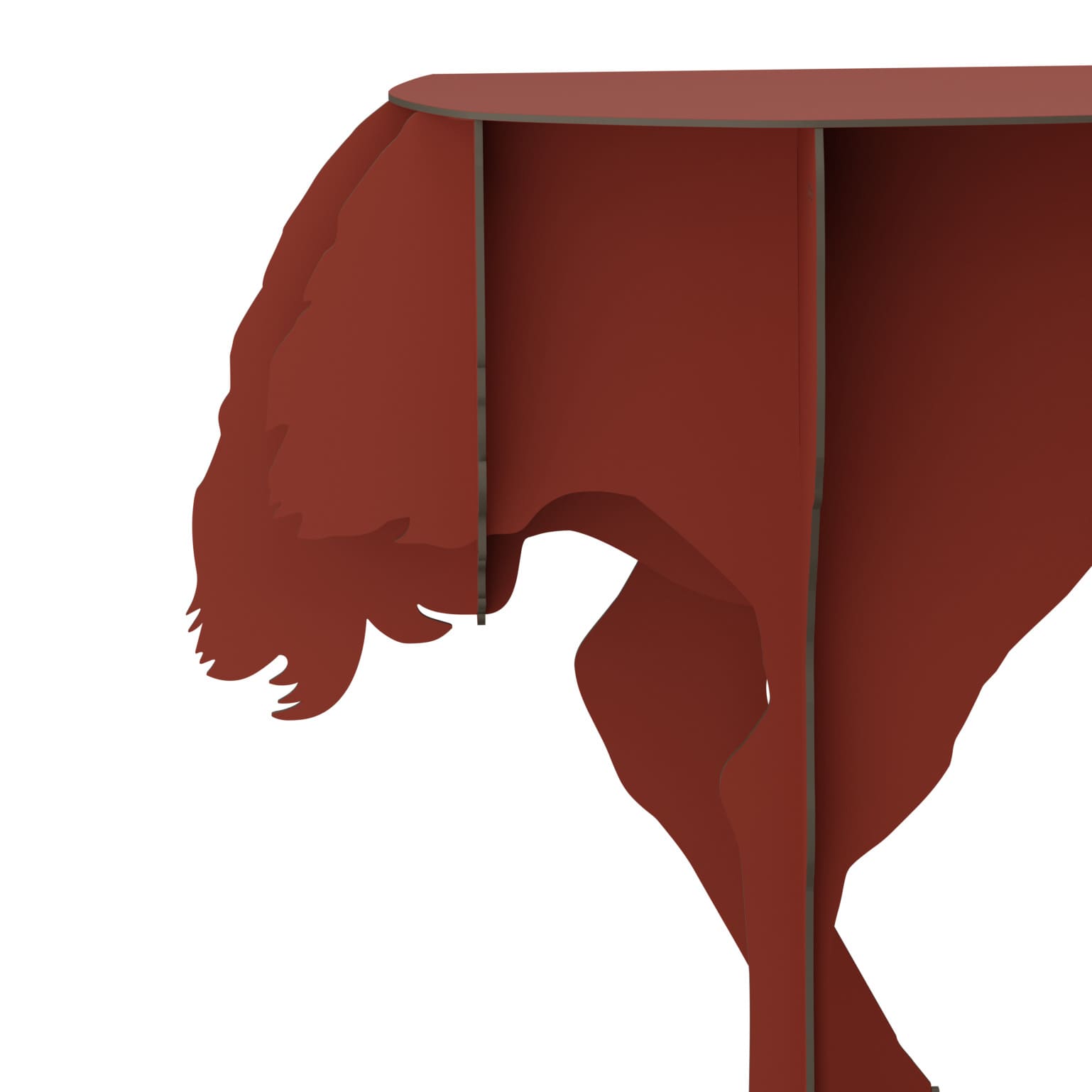 DIVA console in baksteen kleur