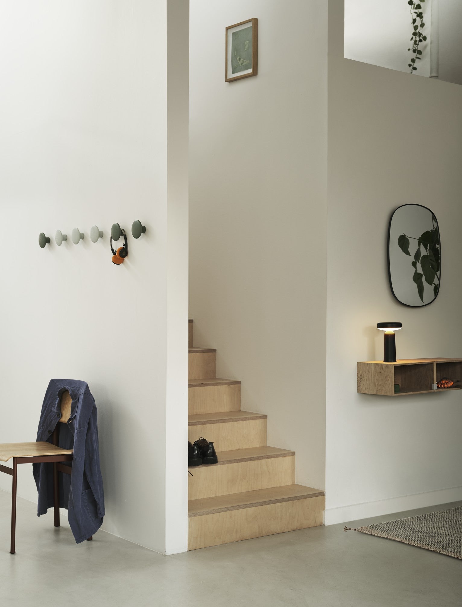 Lustro FRAMED donkergroene lijst