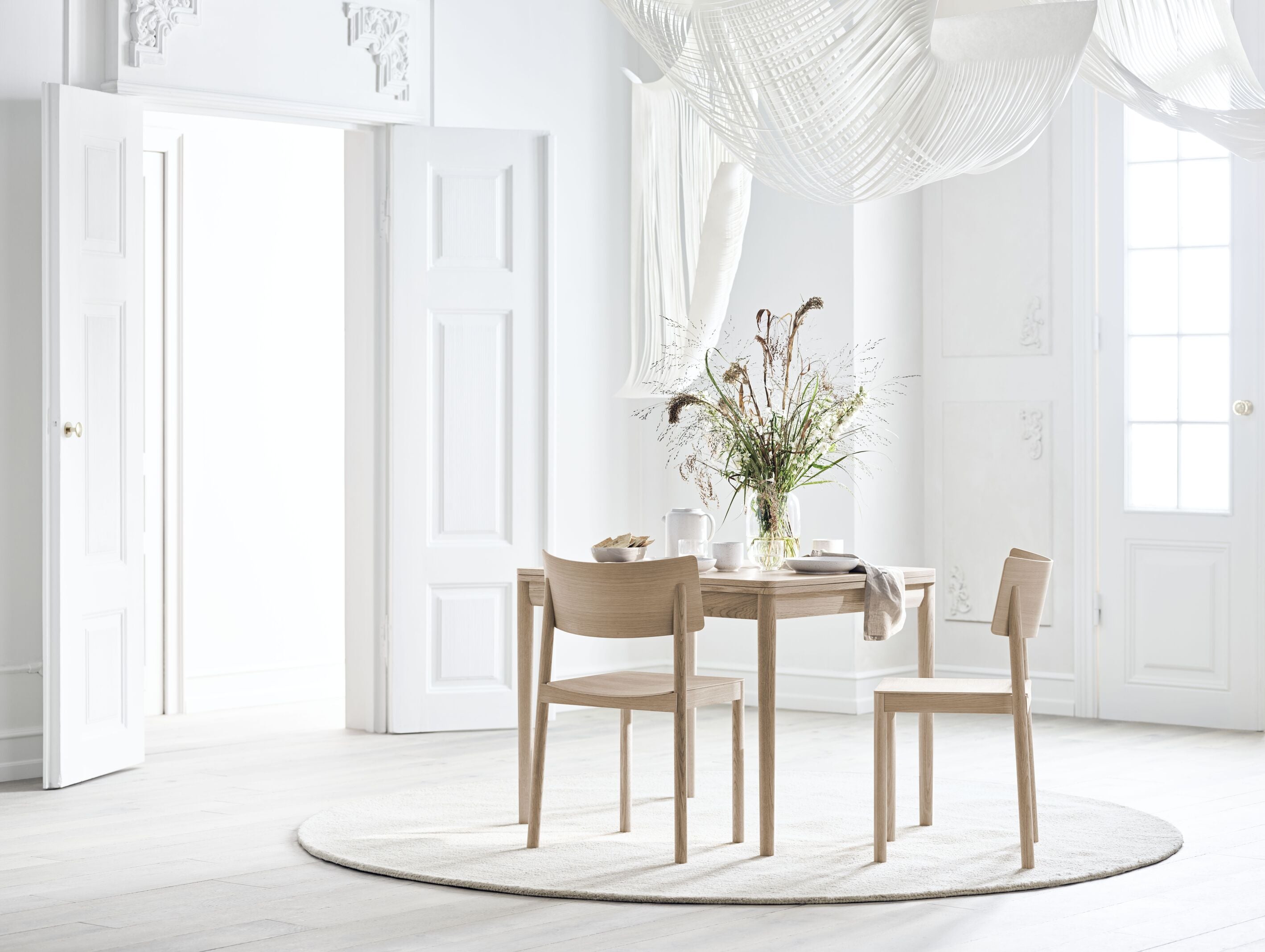 Tafel DOUBLEUP eikenhout