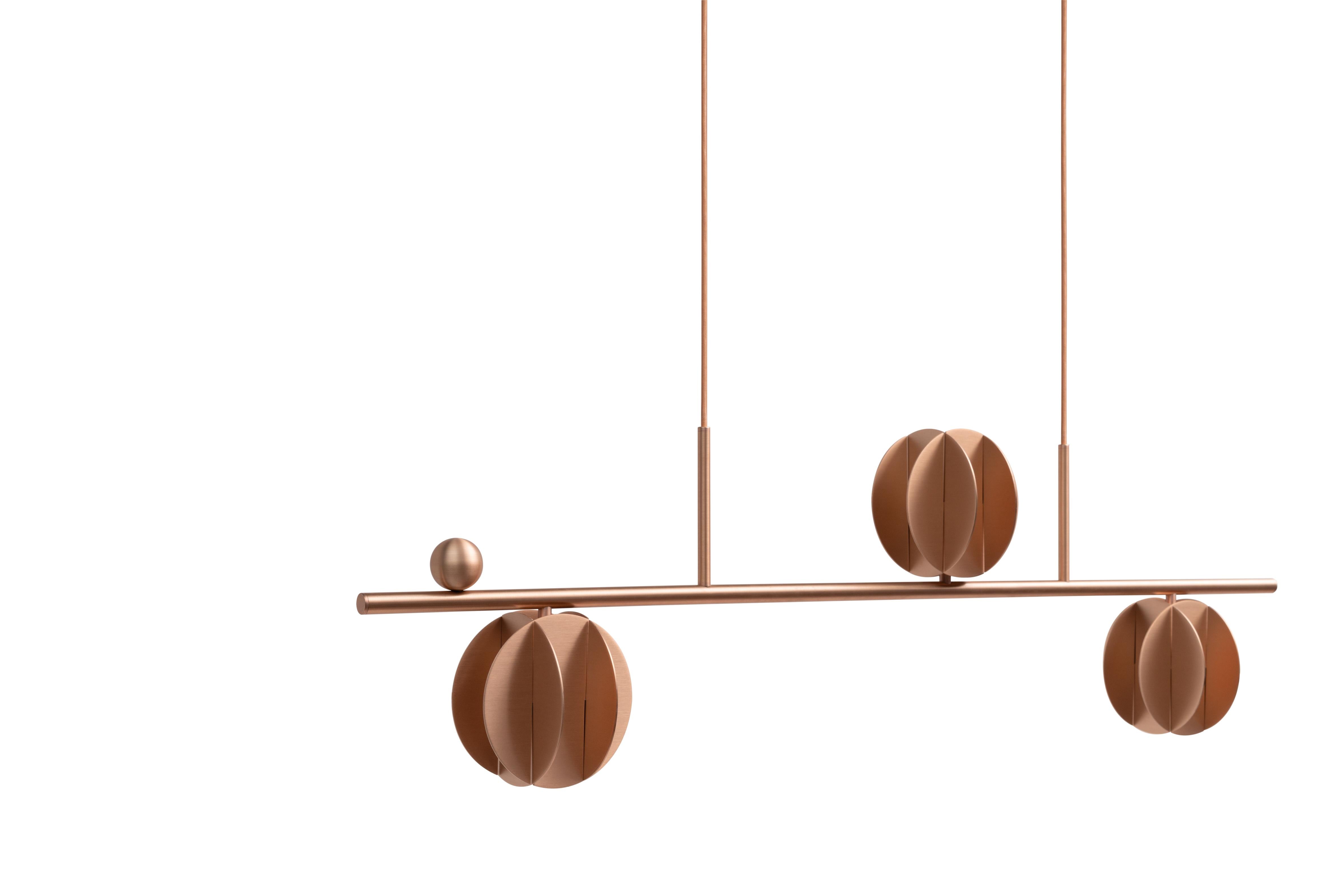 Hanging Lamp EL HORIZONTAL Copper