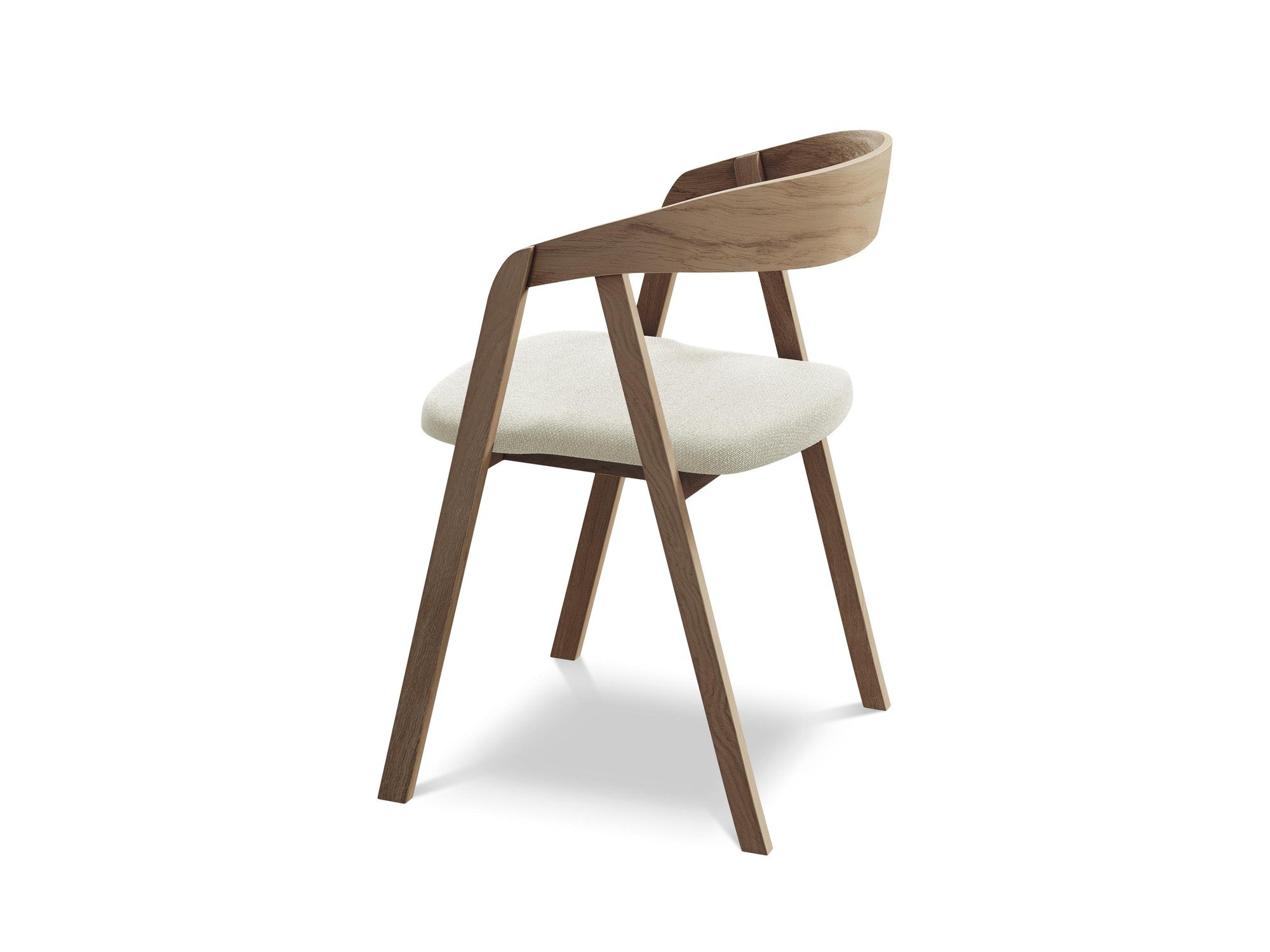 ERIKA chair in sandy boucle with beech base