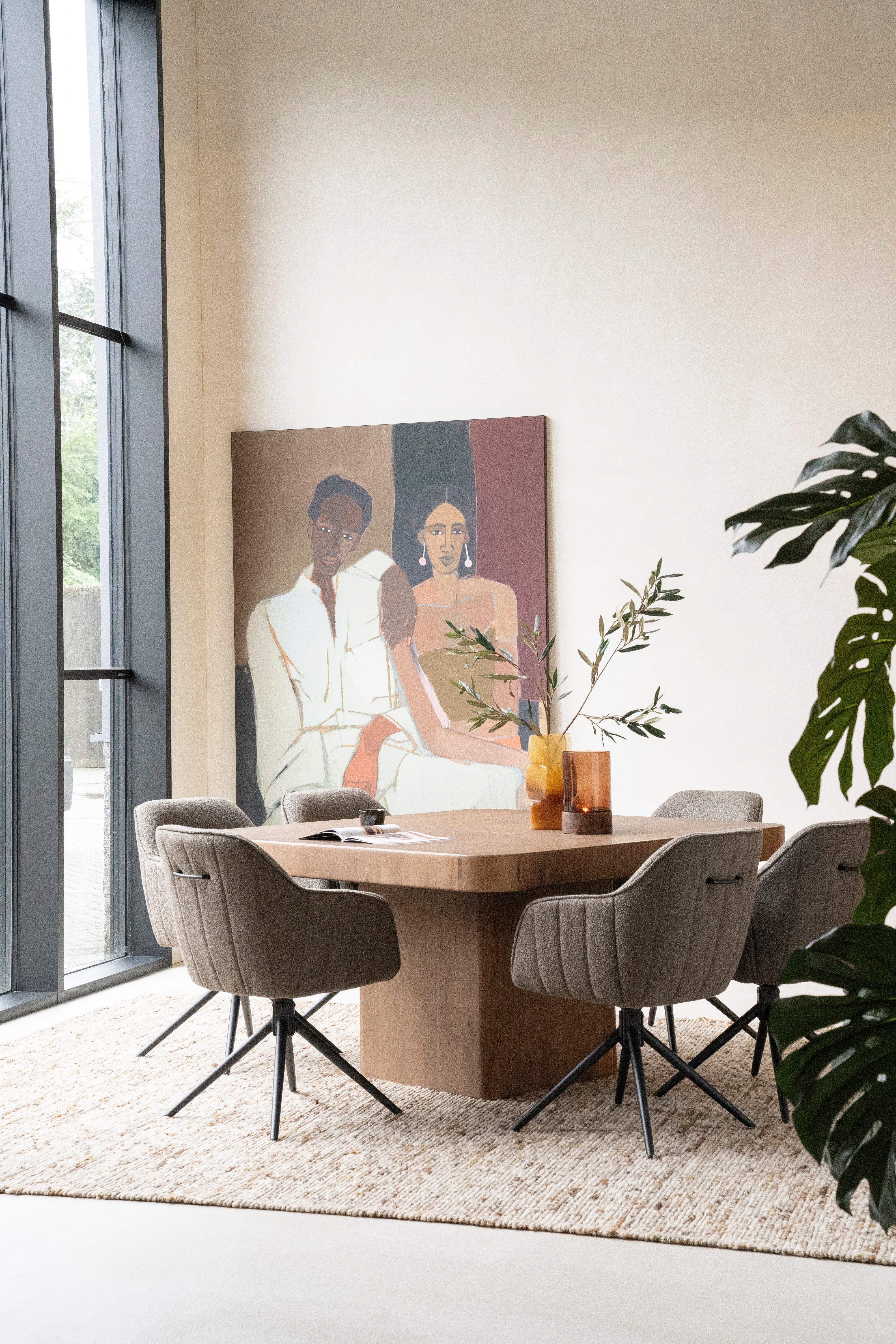 Tafel HARMONY donker eikenhout