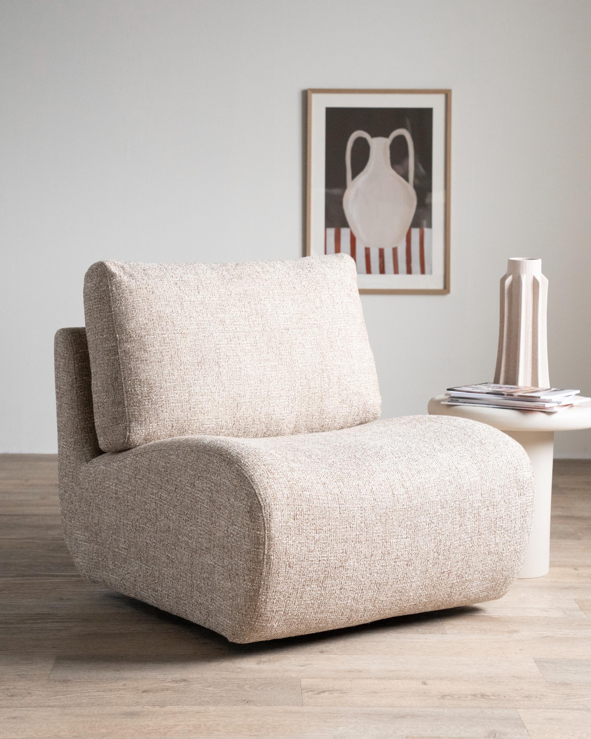 Fauteuil LUCIA lichtbeige