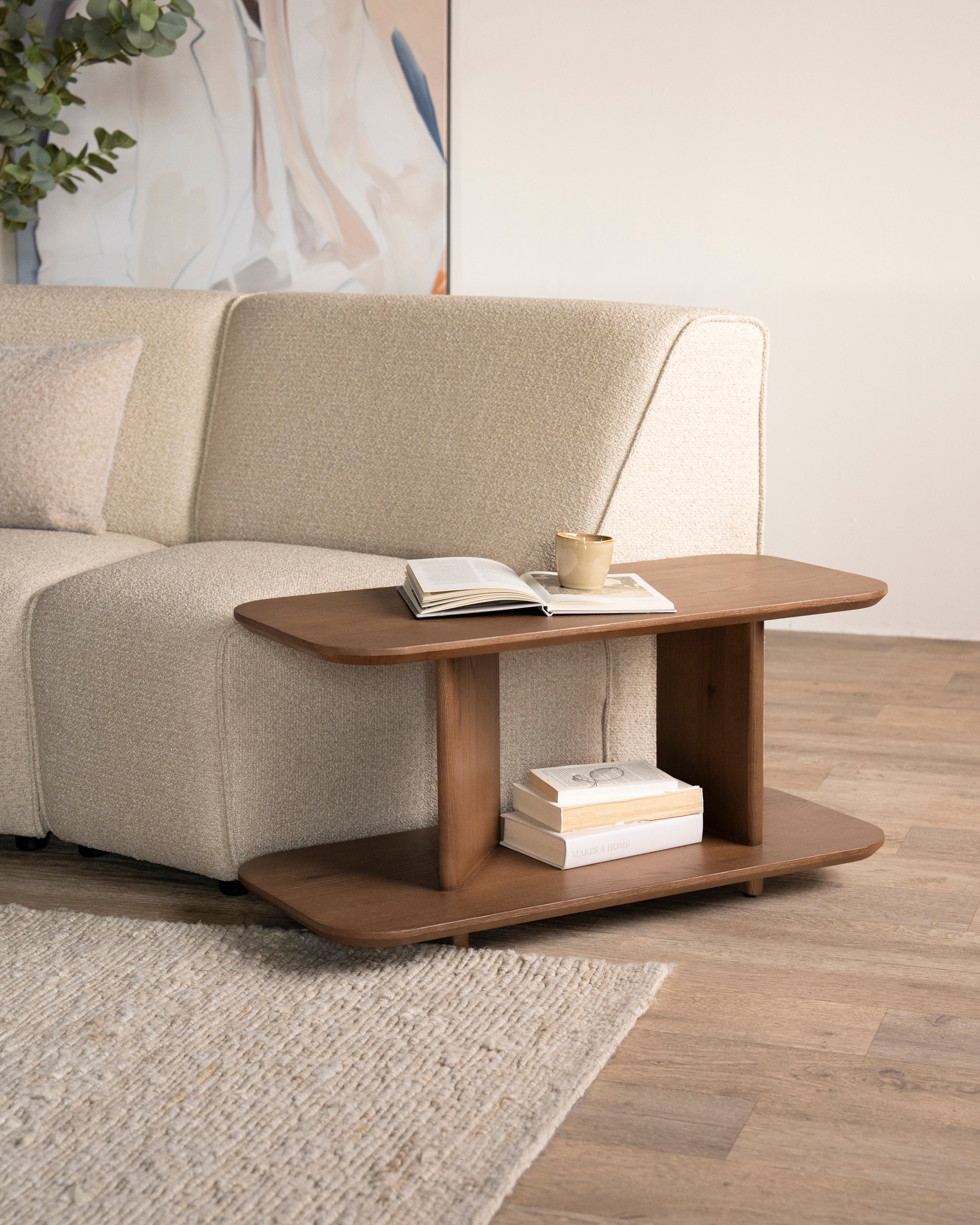 TY Side Table Oak Wood