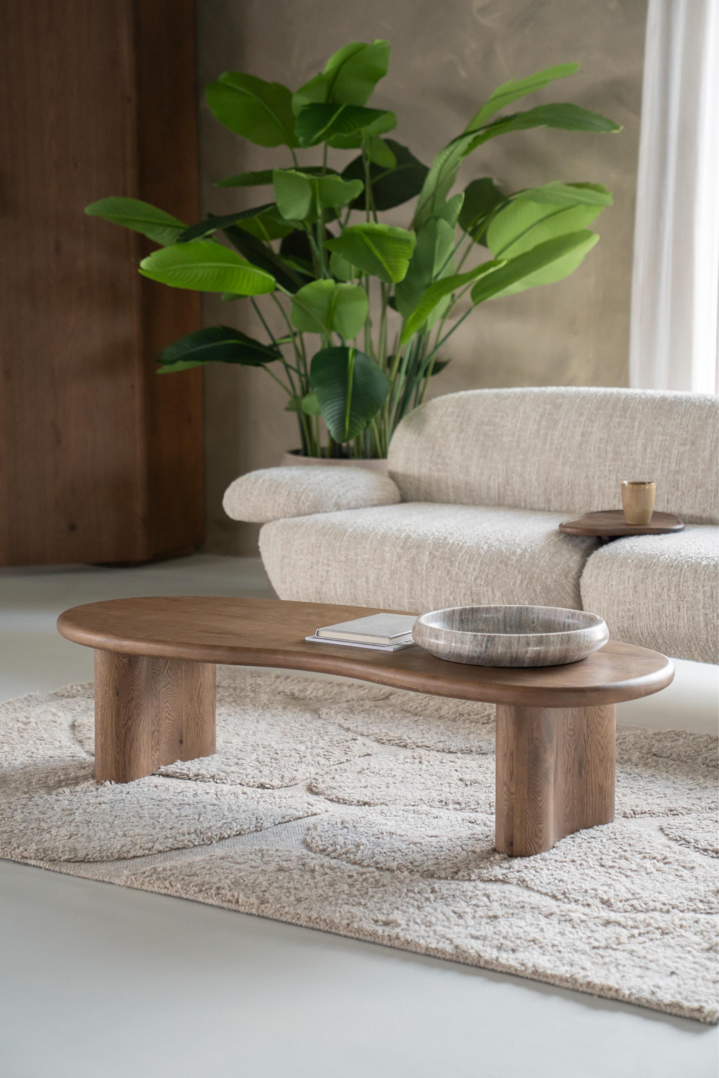 Koffietafel JOSH donker eikenhout