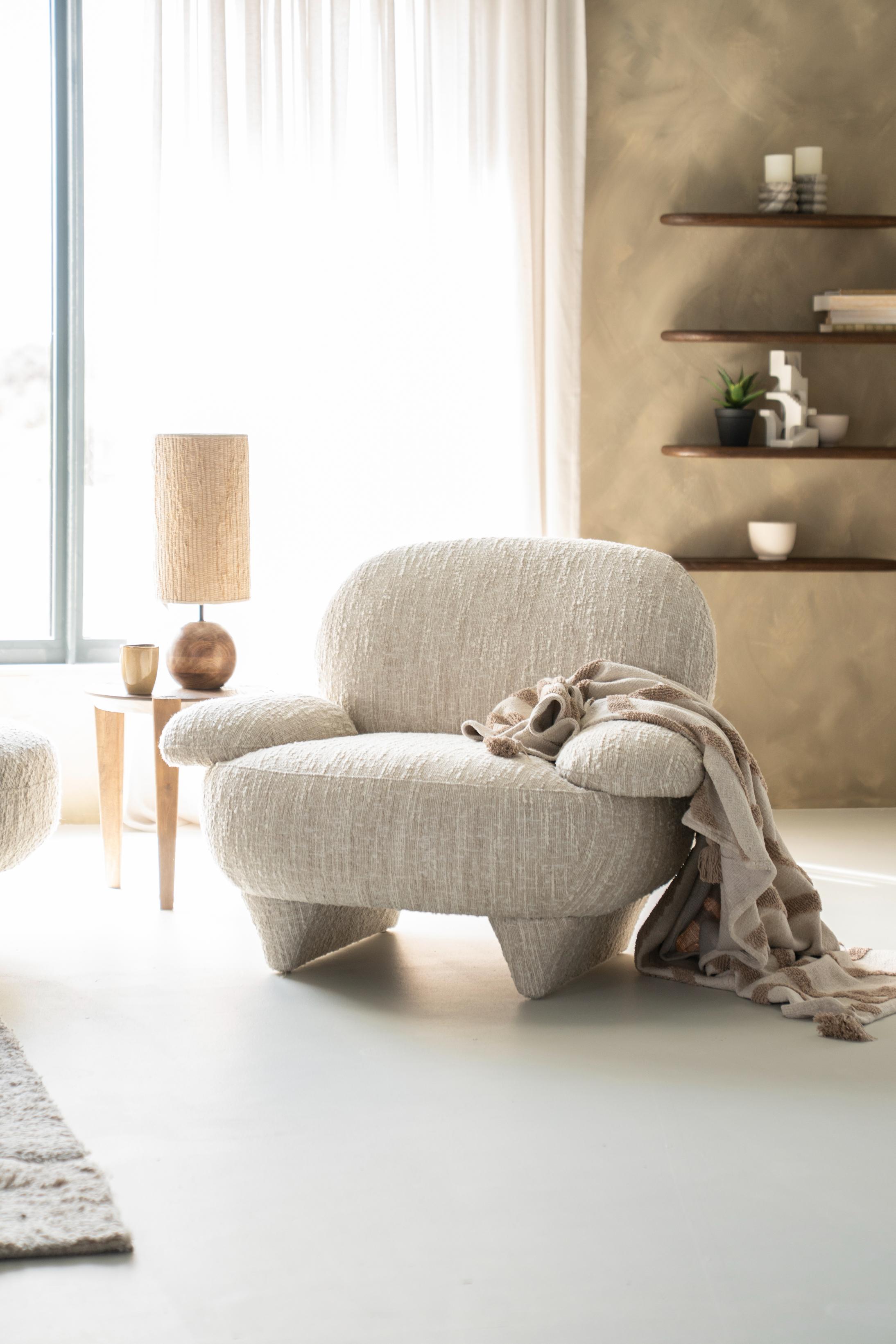 Fauteuil JAYDEN beige