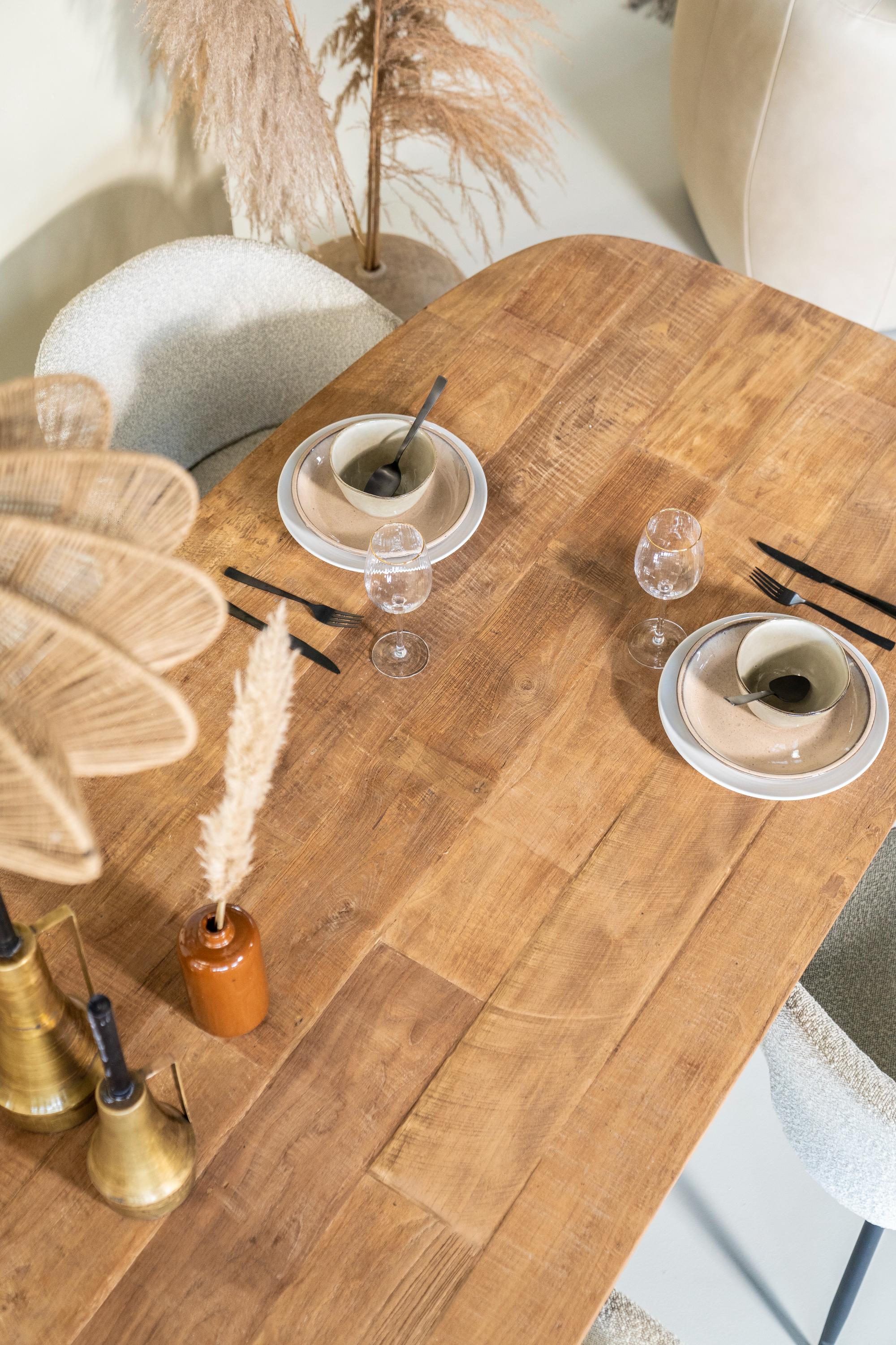 Tafel TABASSUM teakhout