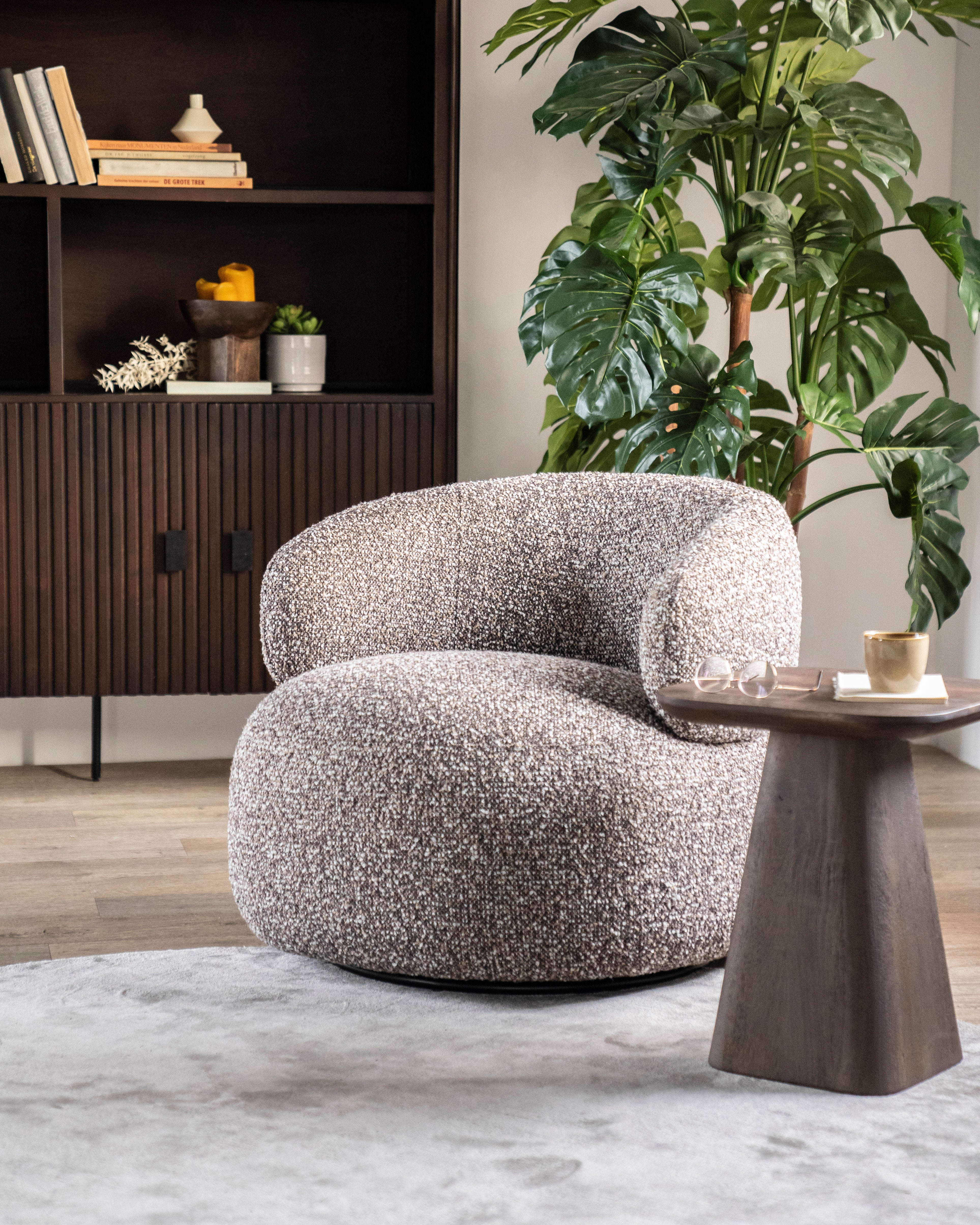 Sessel MAEVE graues Melange