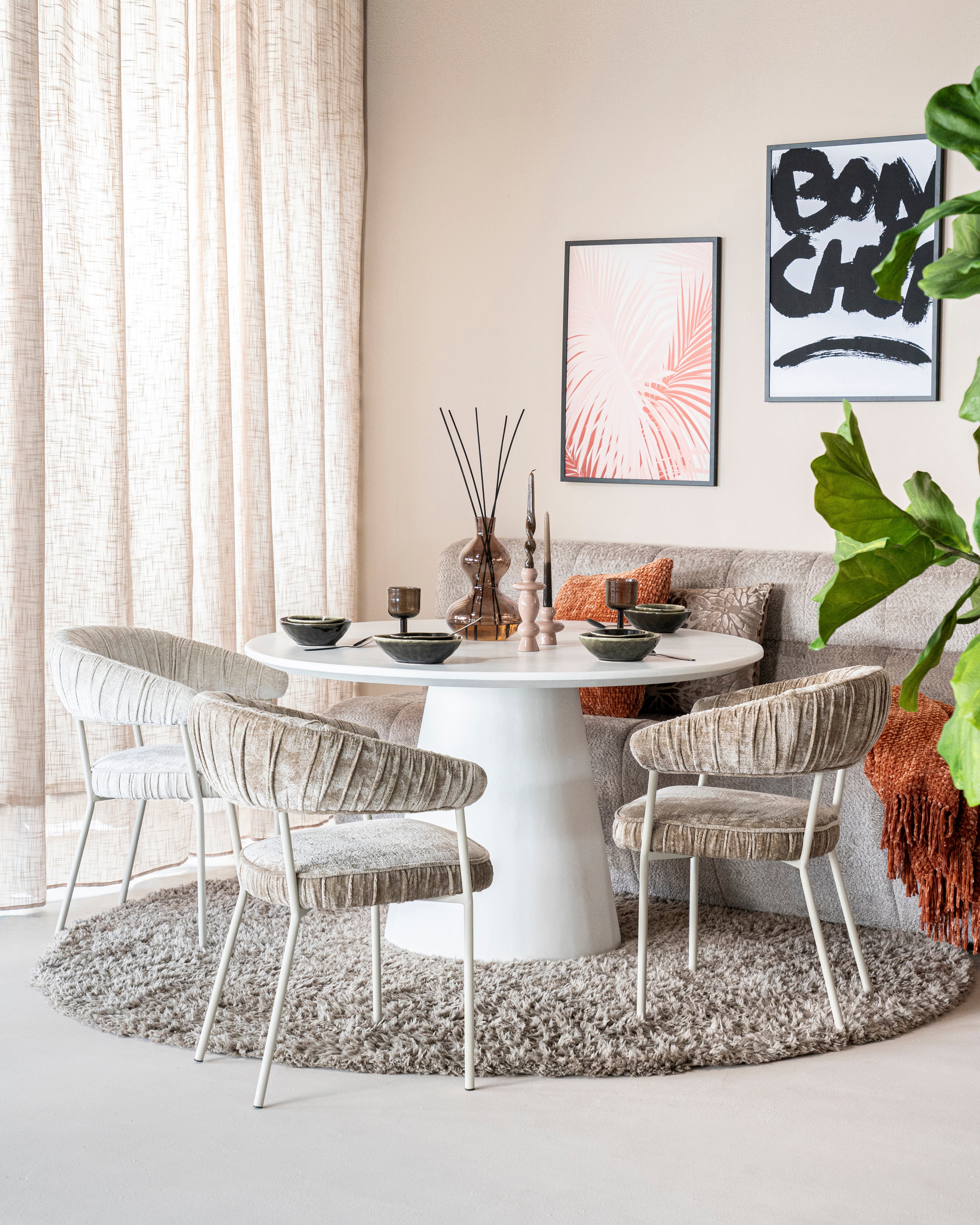 Round Table ELIN White