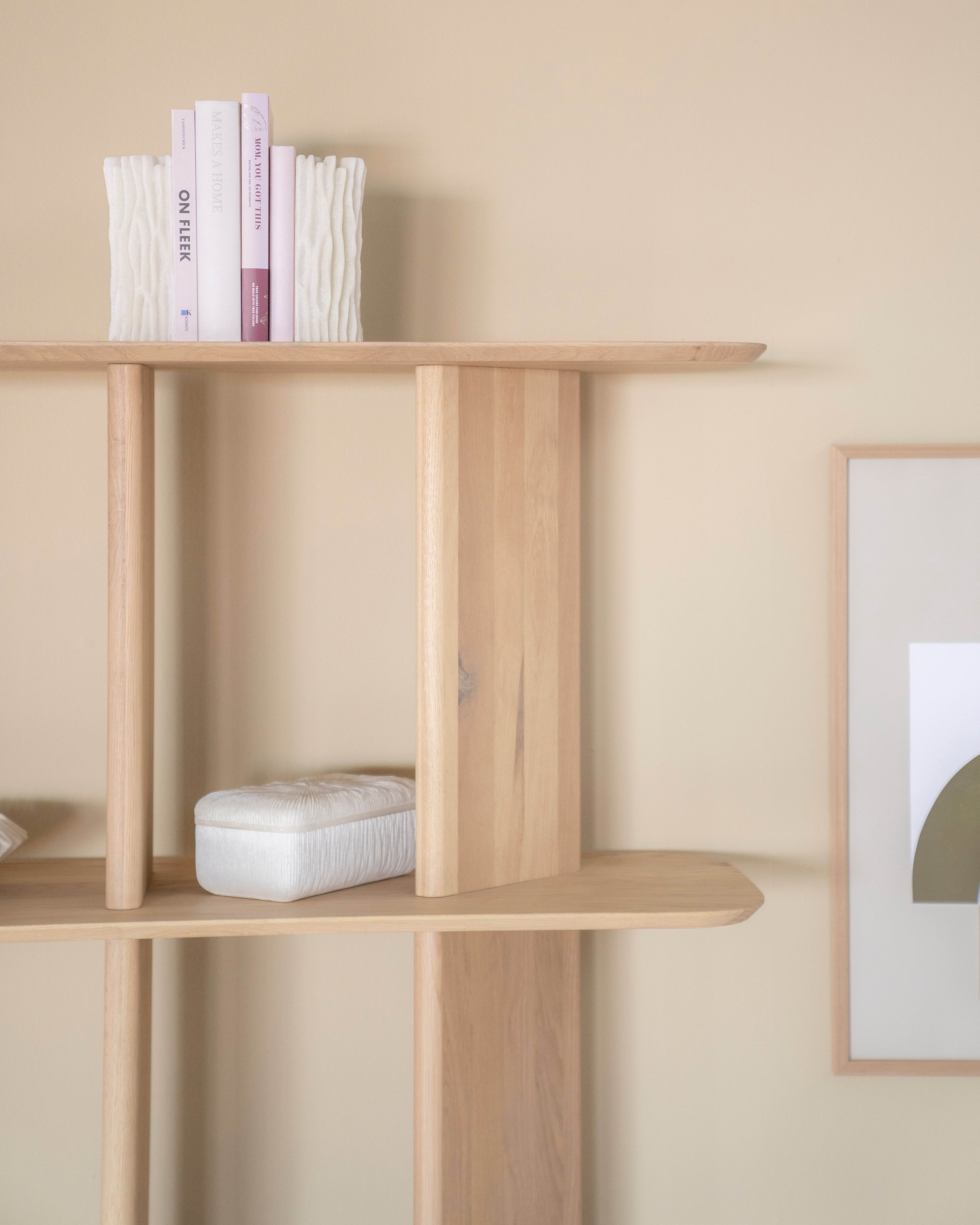 Eikenhouten boekenkast TY