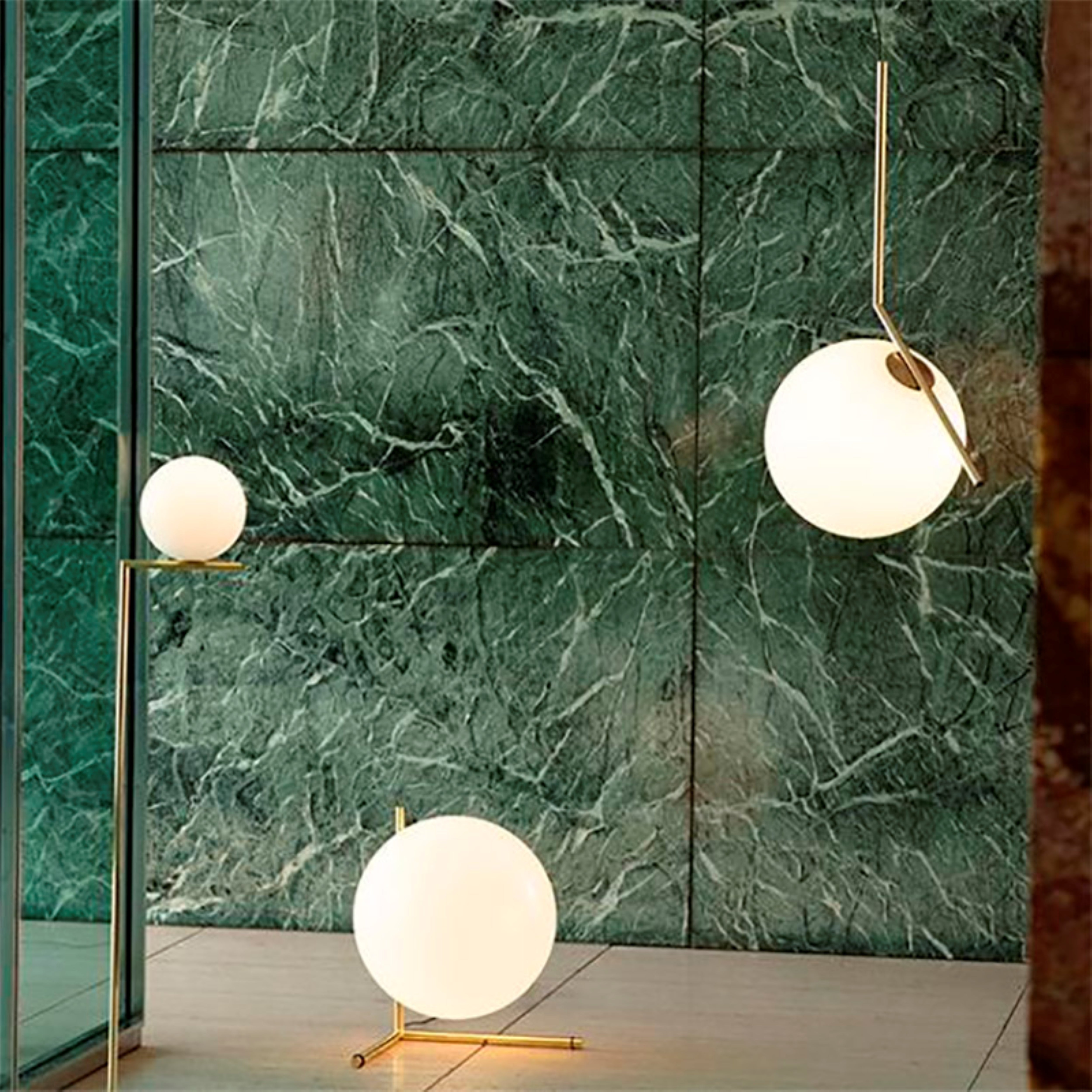 IC LIGHTS 3 Brass Pendant Lamp