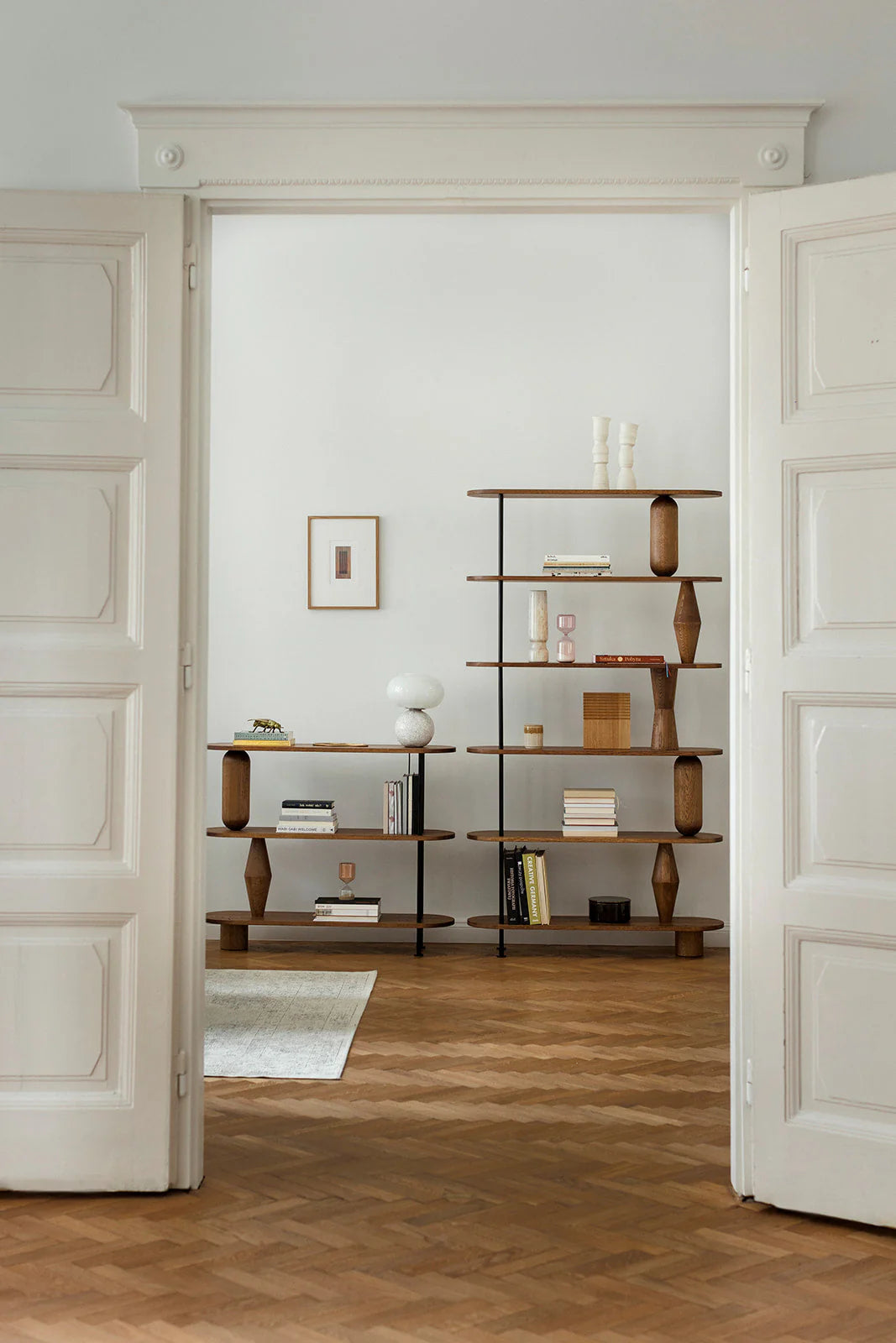 VAZOO rek zwart eikenhout