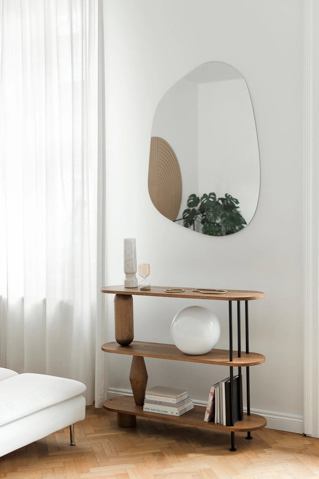 VAZOO rek zwart eikenhout