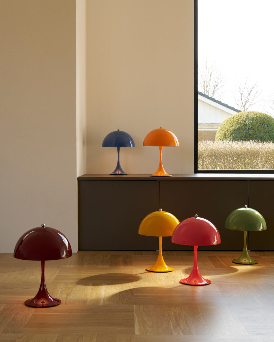 Portable Lamp PANTHELLA 250 burgundy