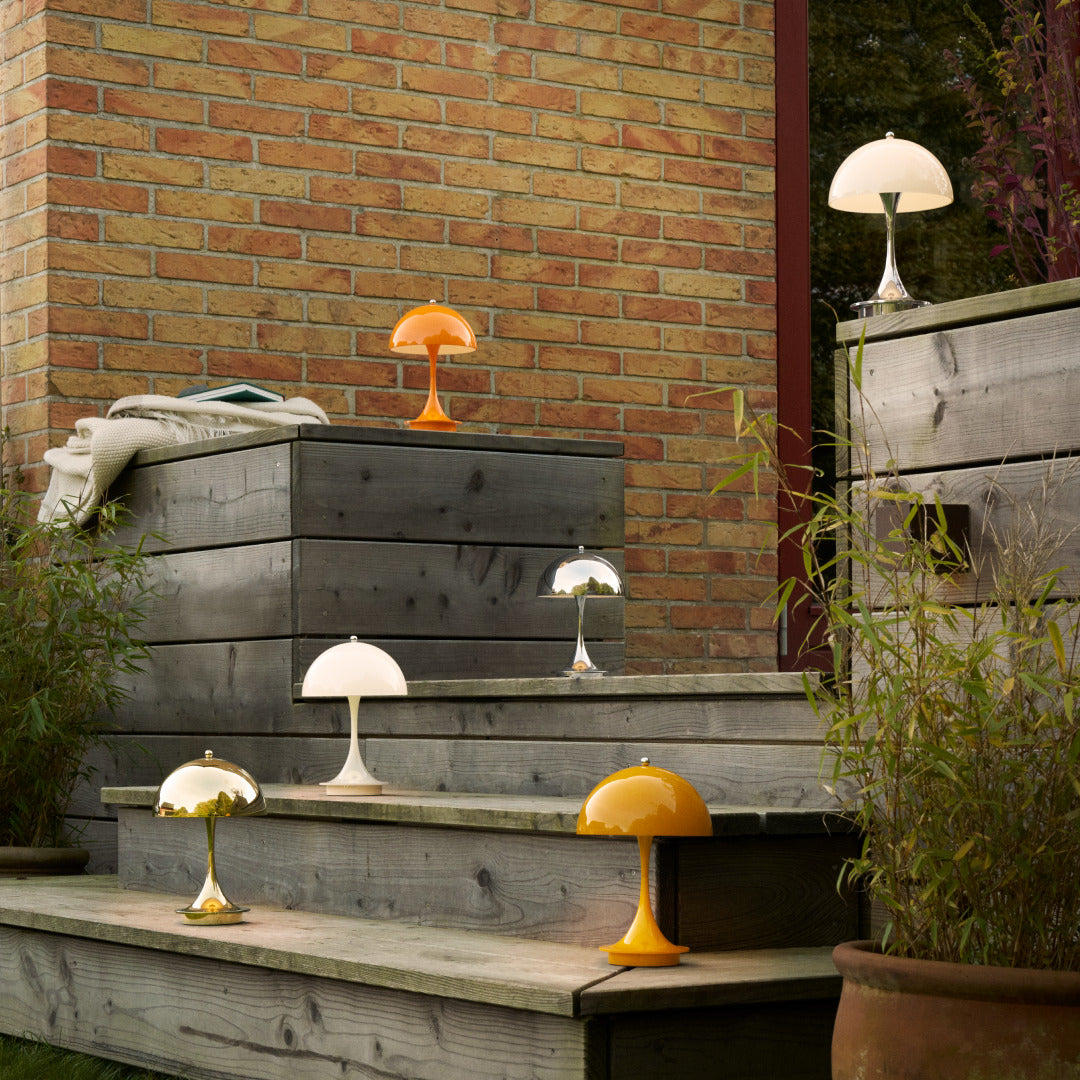 Tragbare Lampe PANTHELLA 160 orange