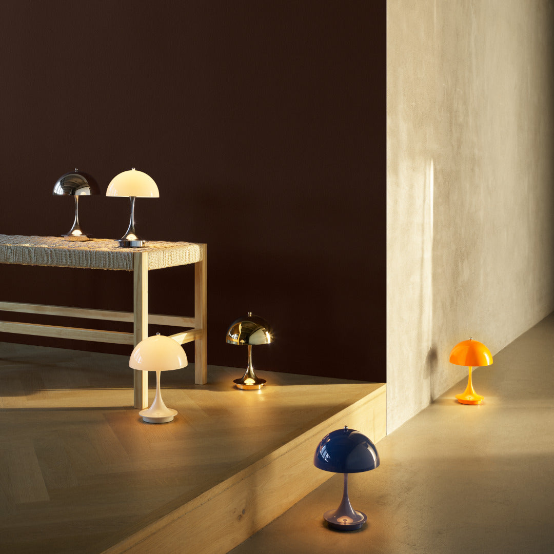 Tragbare Lampe PANTHELLA 160 orange