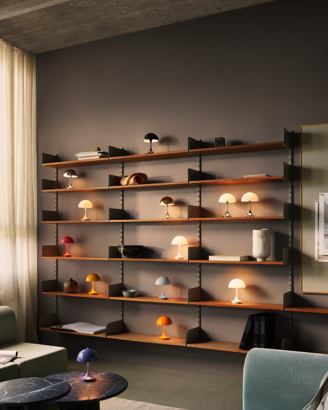 Tragbare Lampe PANTHELLA 160 orange