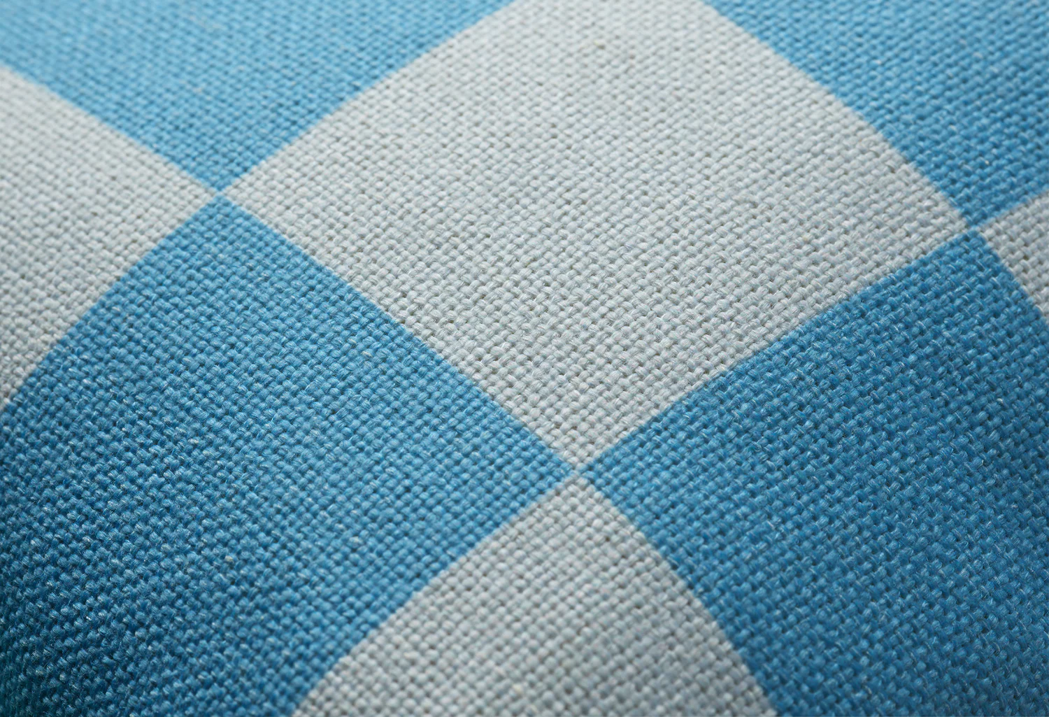 Rectangular Cushion STRIPES AND CHECKS blue