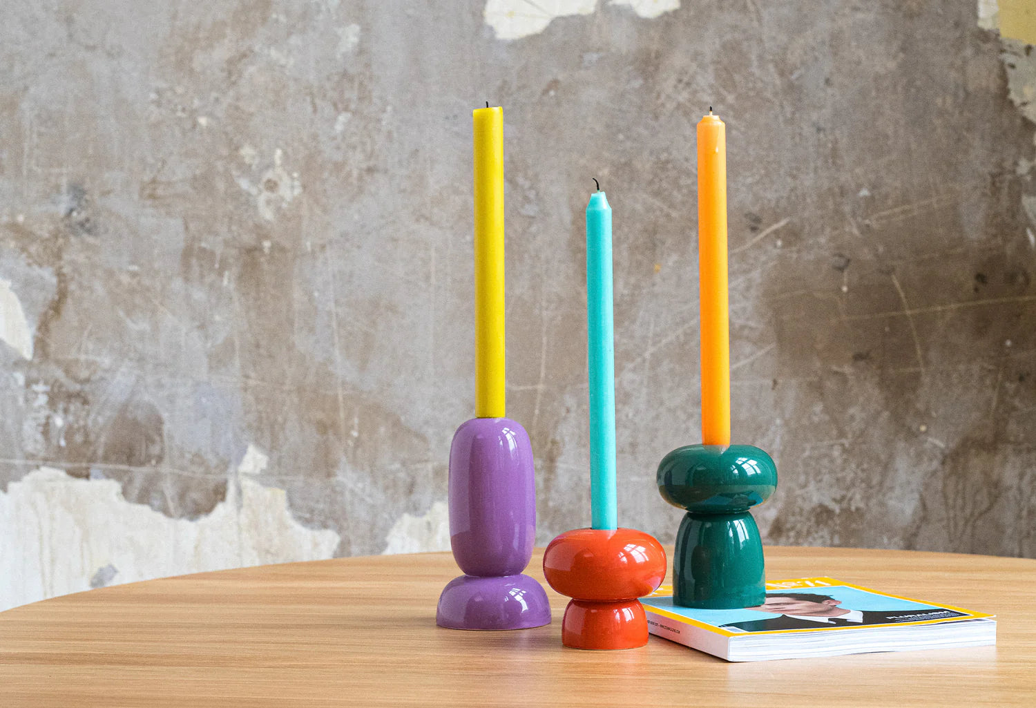 Kerzenhalter KOBUS rosa