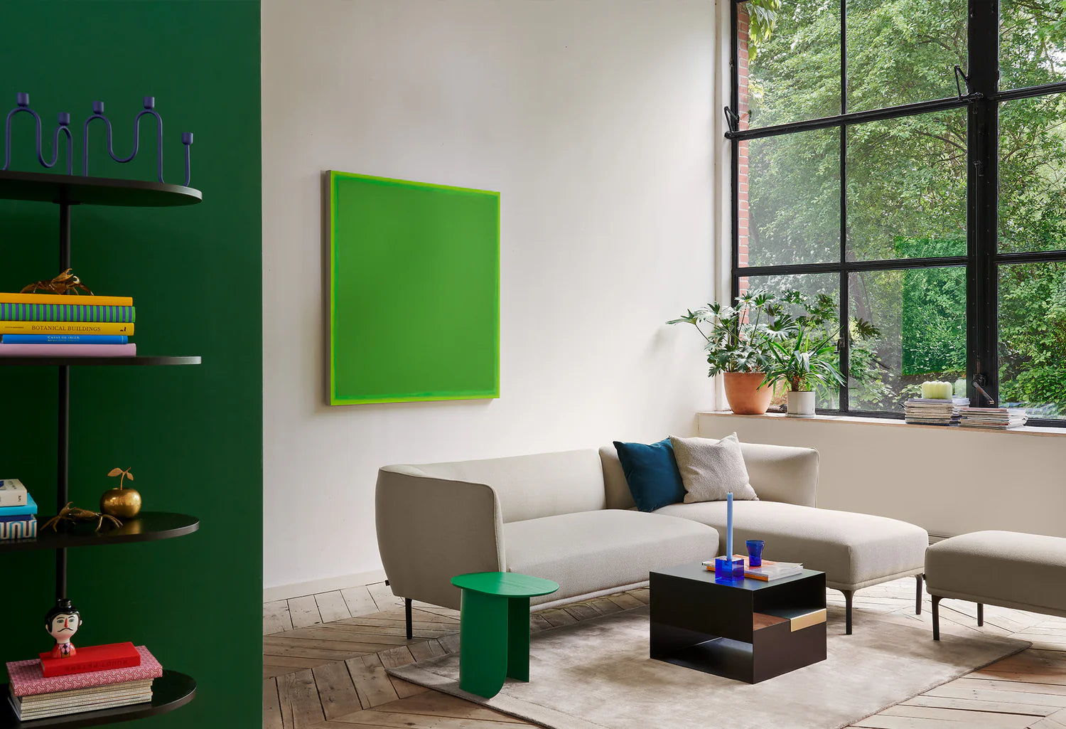 Teppich TERRY olivgrün